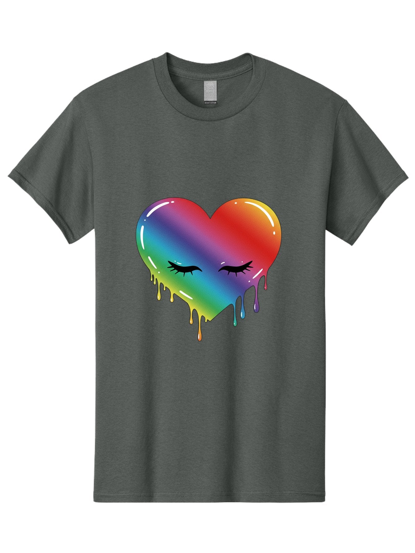 Rainbow-Heart-11 Men'S Graphic Tee, 100% Cotton, Comfortable Casual Summer Wear, Machine Washable, Vintage Camera, Old Camera, Antique Camera, Black Camera, Classic Photography, Photography Equipment, Nostalgic Device, Film Camera, Camera Art Baj731 4