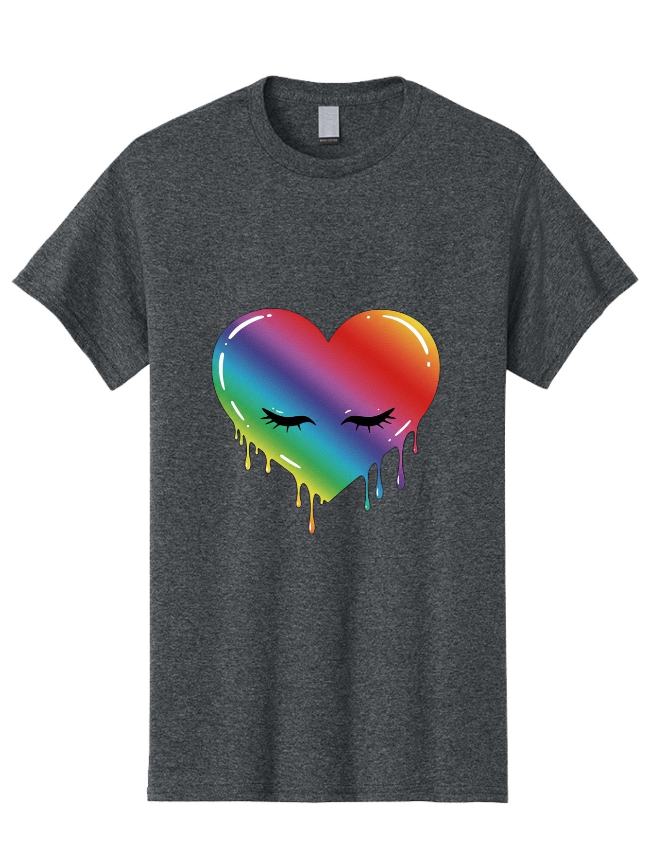 Rainbow-Heart-11 Men'S Graphic Tee, 100% Cotton, Comfortable Casual Summer Wear, Machine Washable, Vintage Camera, Old Camera, Antique Camera, Black Camera, Classic Photography, Photography Equipment, Nostalgic Device, Film Camera, Camera Art Baj731 15