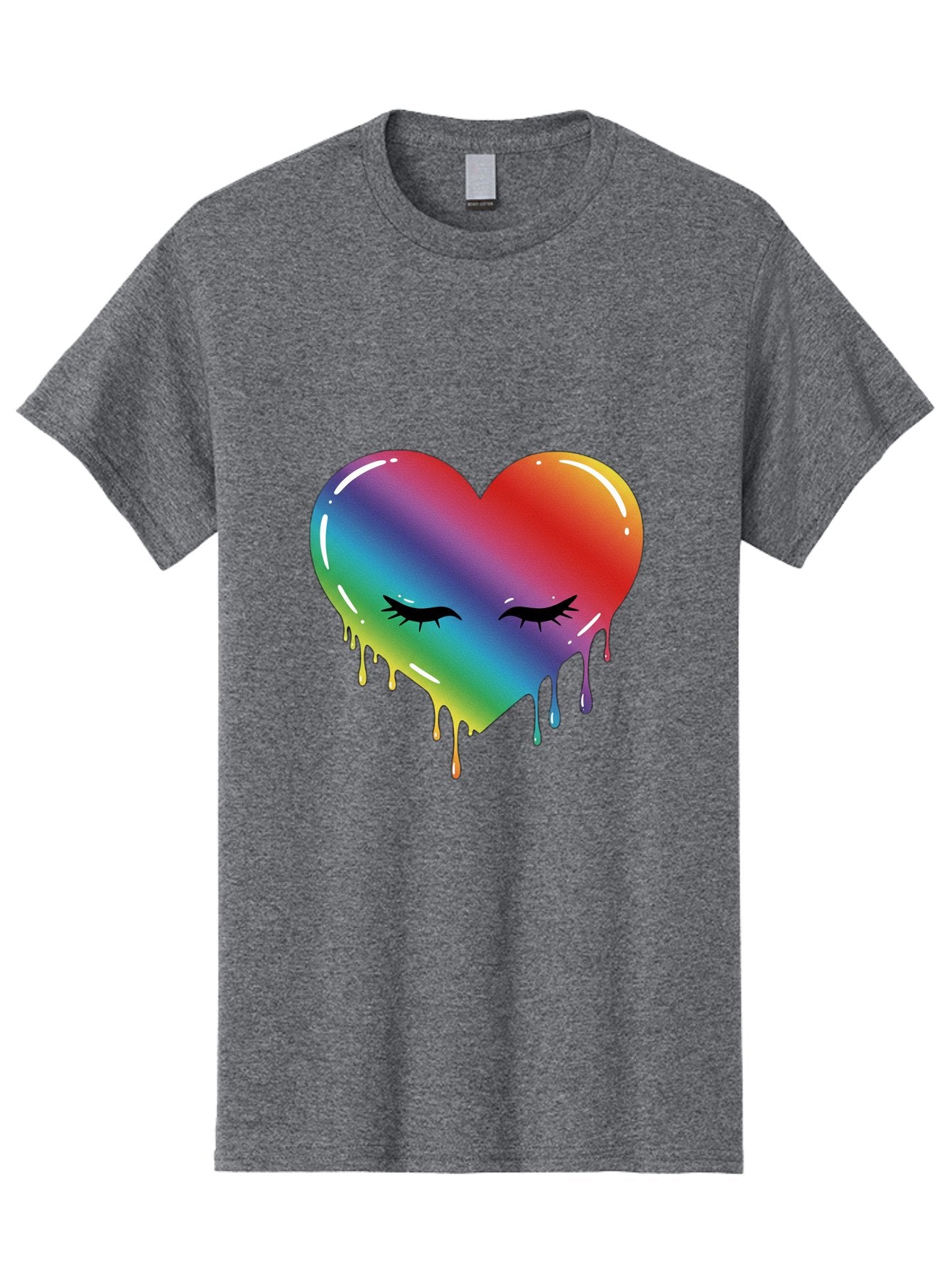 Rainbow-Heart-11 Men'S Graphic Tee, 100% Cotton, Comfortable Casual Summer Wear, Machine Washable, Vintage Camera, Old Camera, Antique Camera, Black Camera, Classic Photography, Photography Equipment, Nostalgic Device, Film Camera, Camera Art Baj731 12