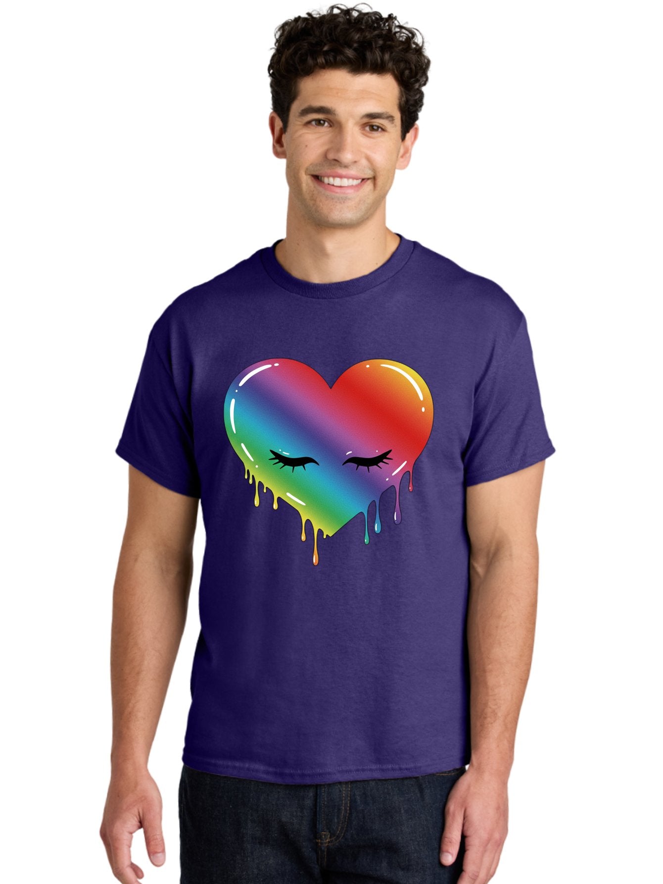 Rainbow-Heart-11 Men'S Graphic Tee, 100% Cotton, Comfortable Casual Summer Wear, Machine Washable, Vintage Camera, Old Camera, Antique Camera, Black Camera, Classic Photography, Photography Equipment, Nostalgic Device, Film Camera, Camera Art Baj731 23