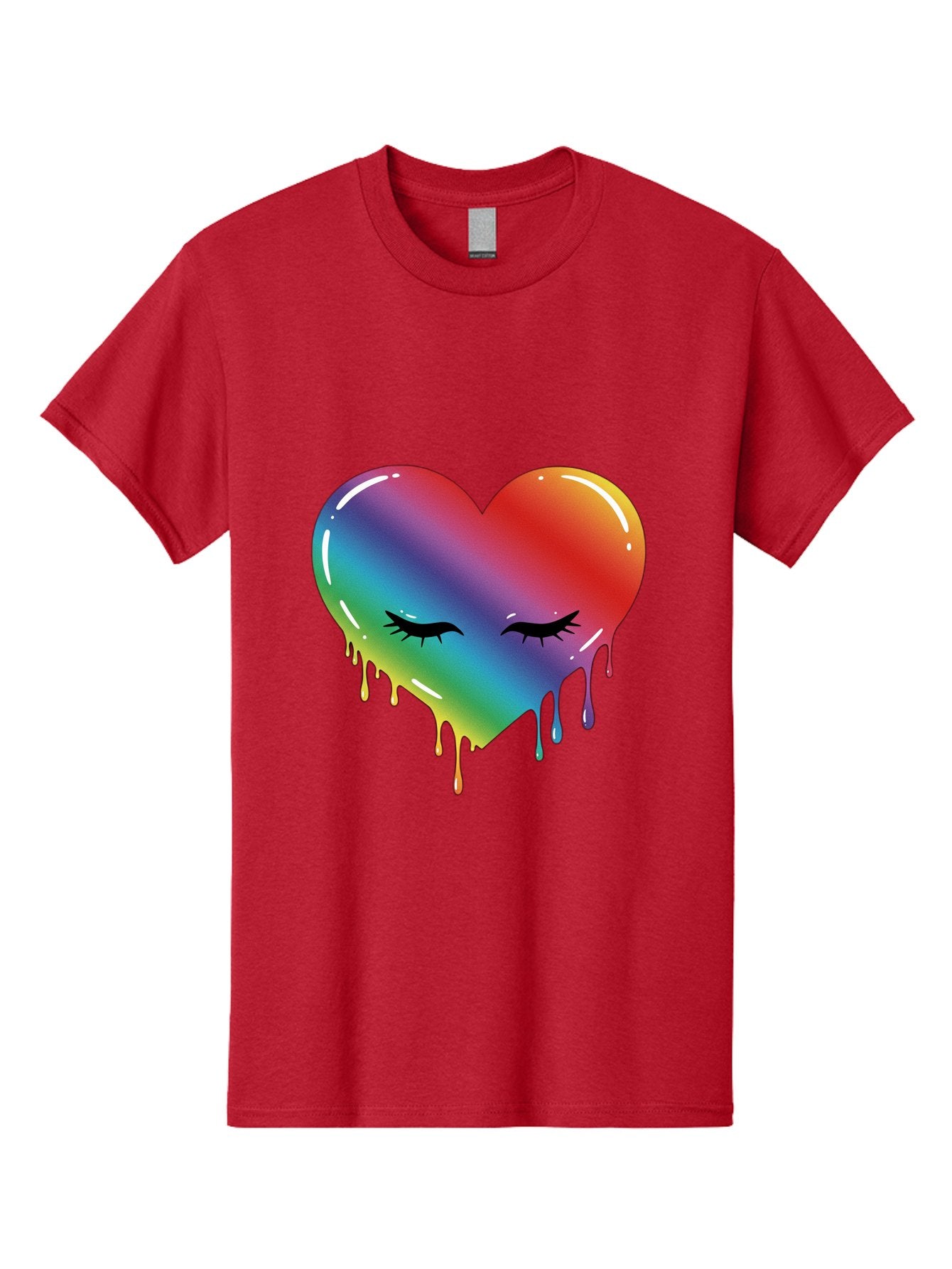 Rainbow-Heart-11 Men'S Graphic Tee, 100% Cotton, Comfortable Casual Summer Wear, Machine Washable, Vintage Camera, Old Camera, Antique Camera, Black Camera, Classic Photography, Photography Equipment, Nostalgic Device, Film Camera, Camera Art Baj731 6