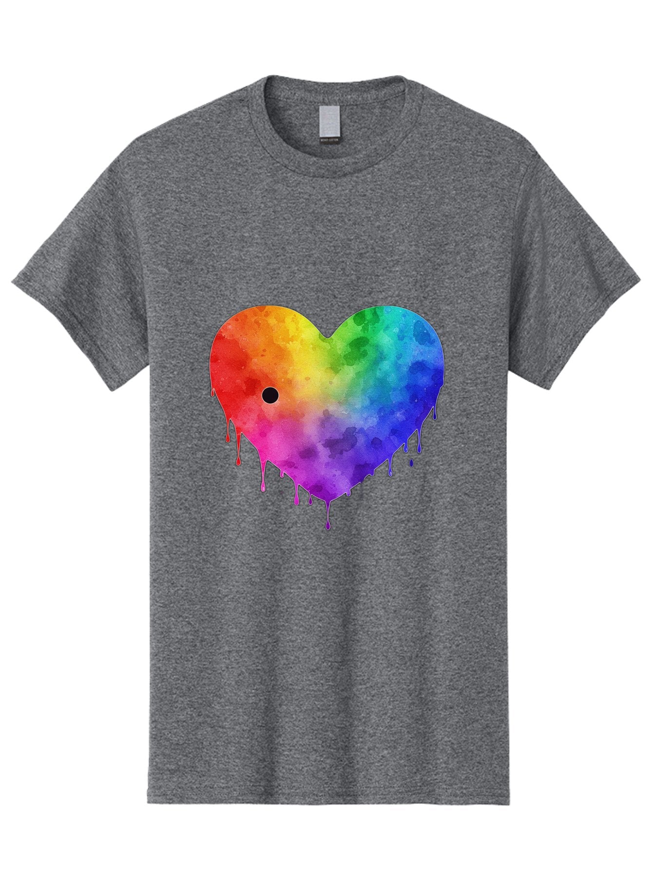 Rainbow-Heart-2 Men'S Graphic Tee, 100% Cotton, Comfortable Casual Summer Wear, Machine Washable, Vintage Camera, Old Camera, Antique Camera, Black Camera, Classic Photography, Photography Equipment, Nostalgic Device, Film Camera, Camera Art Baj732 9
