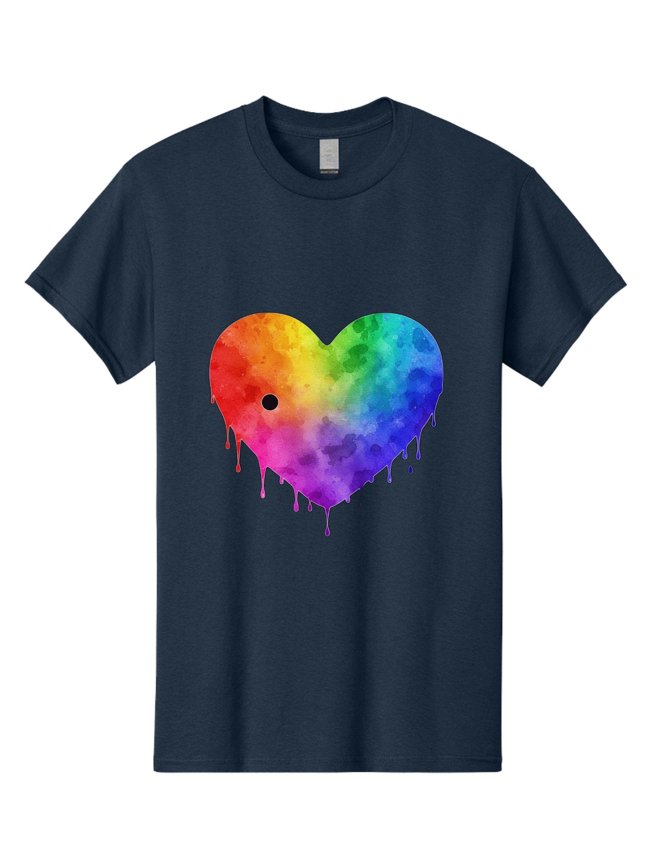 Rainbow-Heart-2 Men'S Graphic Tee, 100% Cotton, Comfortable Casual Summer Wear, Machine Washable, Vintage Camera, Old Camera, Antique Camera, Black Camera, Classic Photography, Photography Equipment, Nostalgic Device, Film Camera, Camera Art Baj732 14