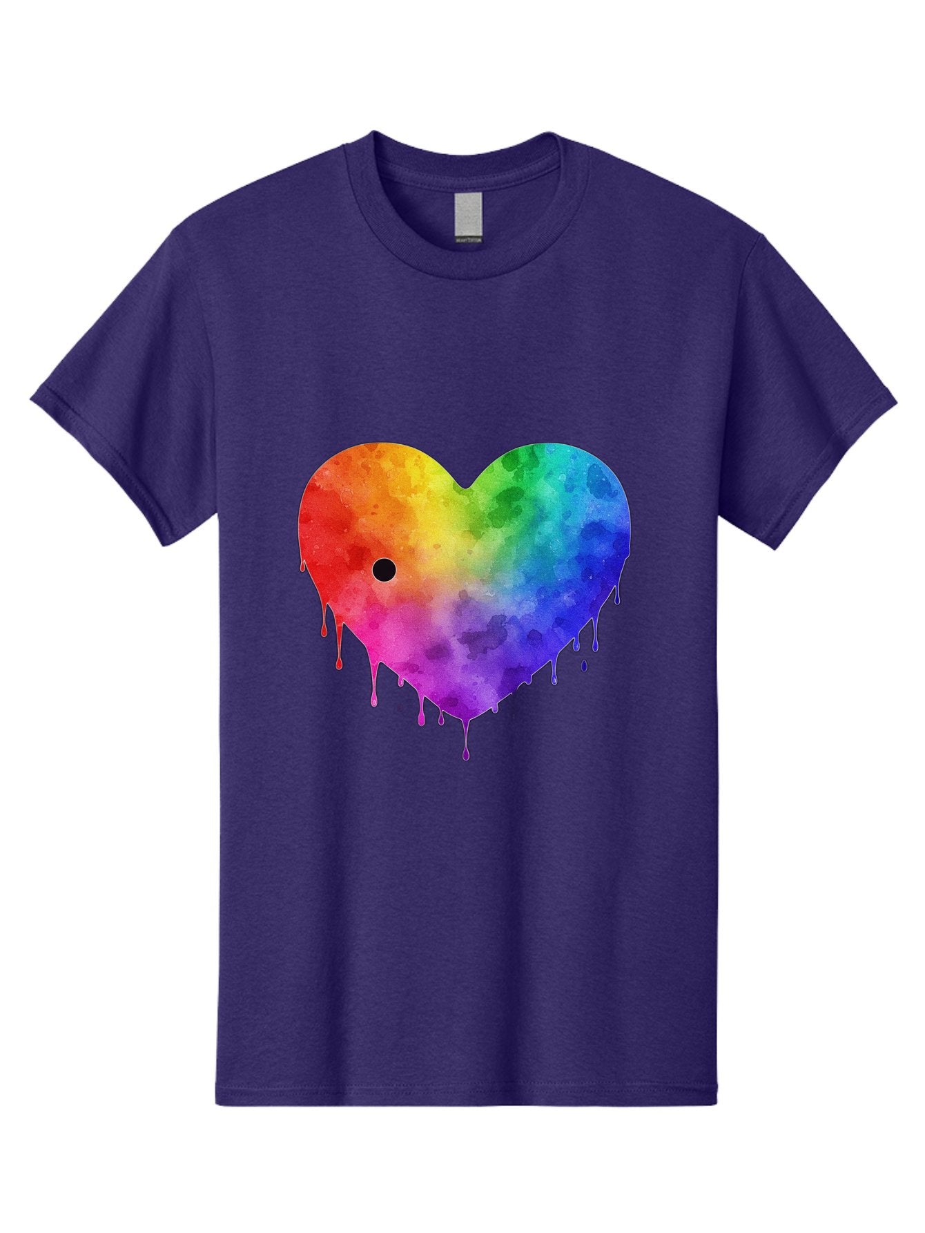 Rainbow-Heart-2 Men'S Graphic Tee, 100% Cotton, Comfortable Casual Summer Wear, Machine Washable, Vintage Camera, Old Camera, Antique Camera, Black Camera, Classic Photography, Photography Equipment, Nostalgic Device, Film Camera, Camera Art Baj732 8