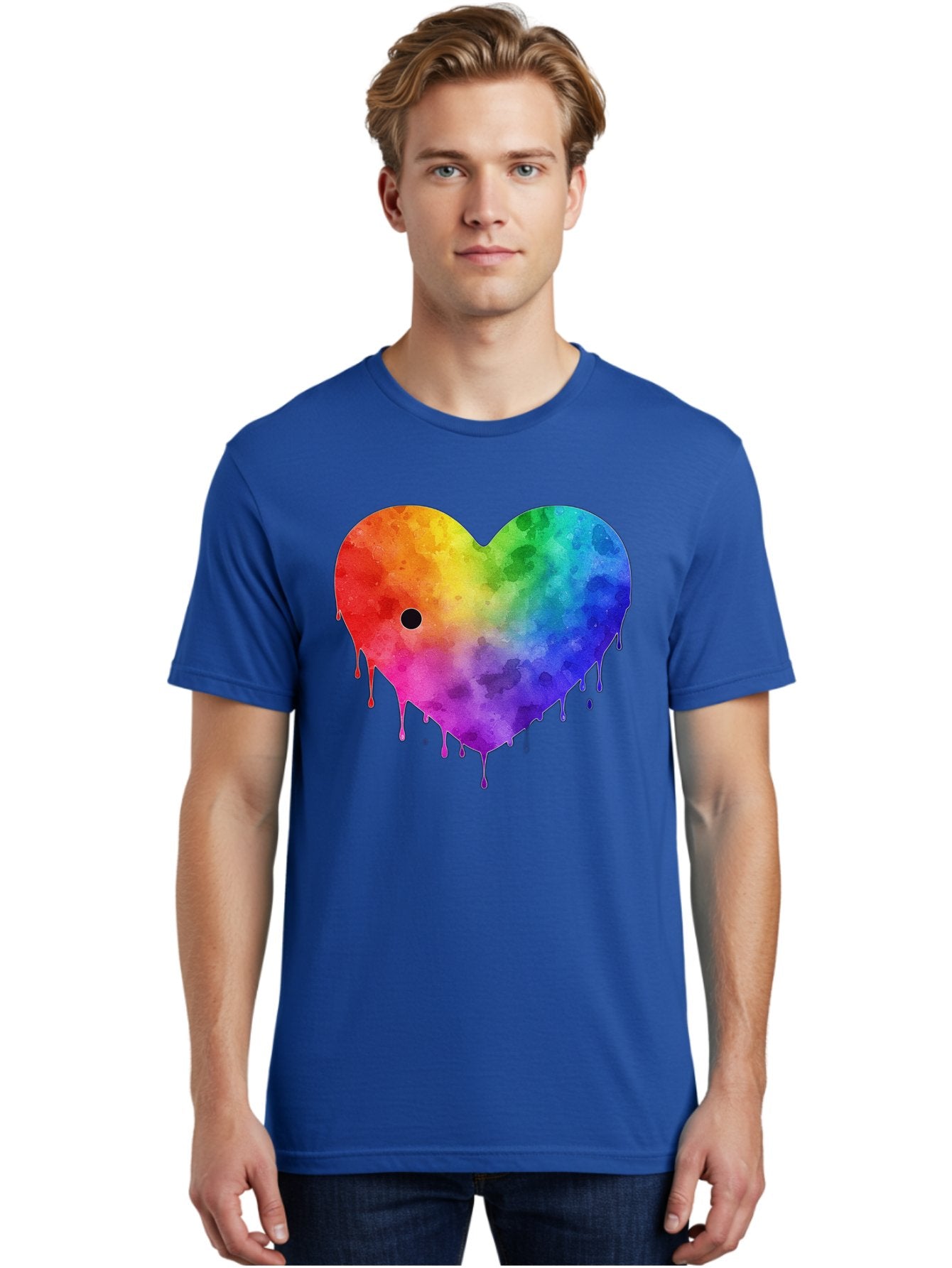 Rainbow-Heart-2 Men'S Graphic Tee, 100% Cotton, Comfortable Casual Summer Wear, Machine Washable, Vintage Camera, Old Camera, Antique Camera, Black Camera, Classic Photography, Photography Equipment, Nostalgic Device, Film Camera, Camera Art Baj732 20