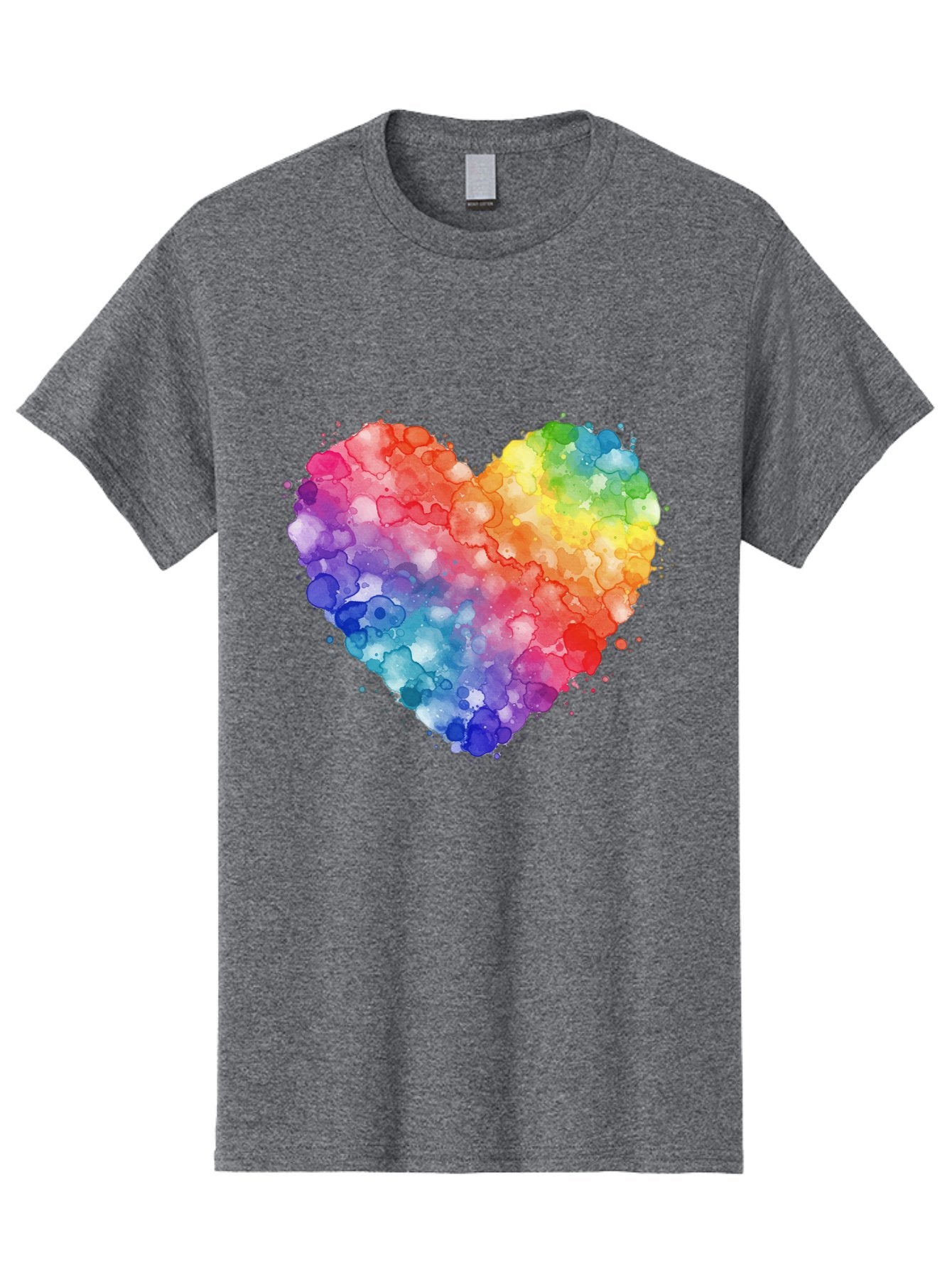 Rainbow-Heart-3 Men'S Graphic Tee, 100% Cotton, Comfortable Casual Summer Wear, Machine Washable, Vintage Camera, Old Camera, Antique Camera, Black Camera, Classic Photography, Photography Equipment, Nostalgic Device, Film Camera, Camera Art Baj733 15