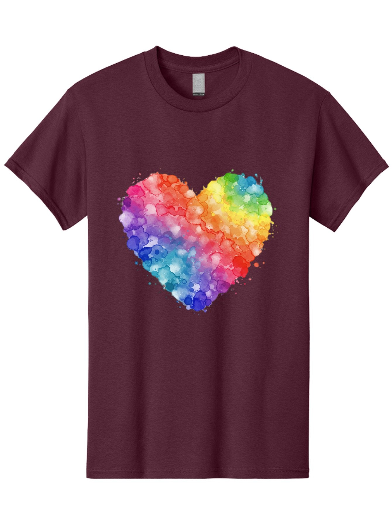 Rainbow-Heart-3 Men'S Graphic Tee, 100% Cotton, Comfortable Casual Summer Wear, Machine Washable, Vintage Camera, Old Camera, Antique Camera, Black Camera, Classic Photography, Photography Equipment, Nostalgic Device, Film Camera, Camera Art Baj733 6