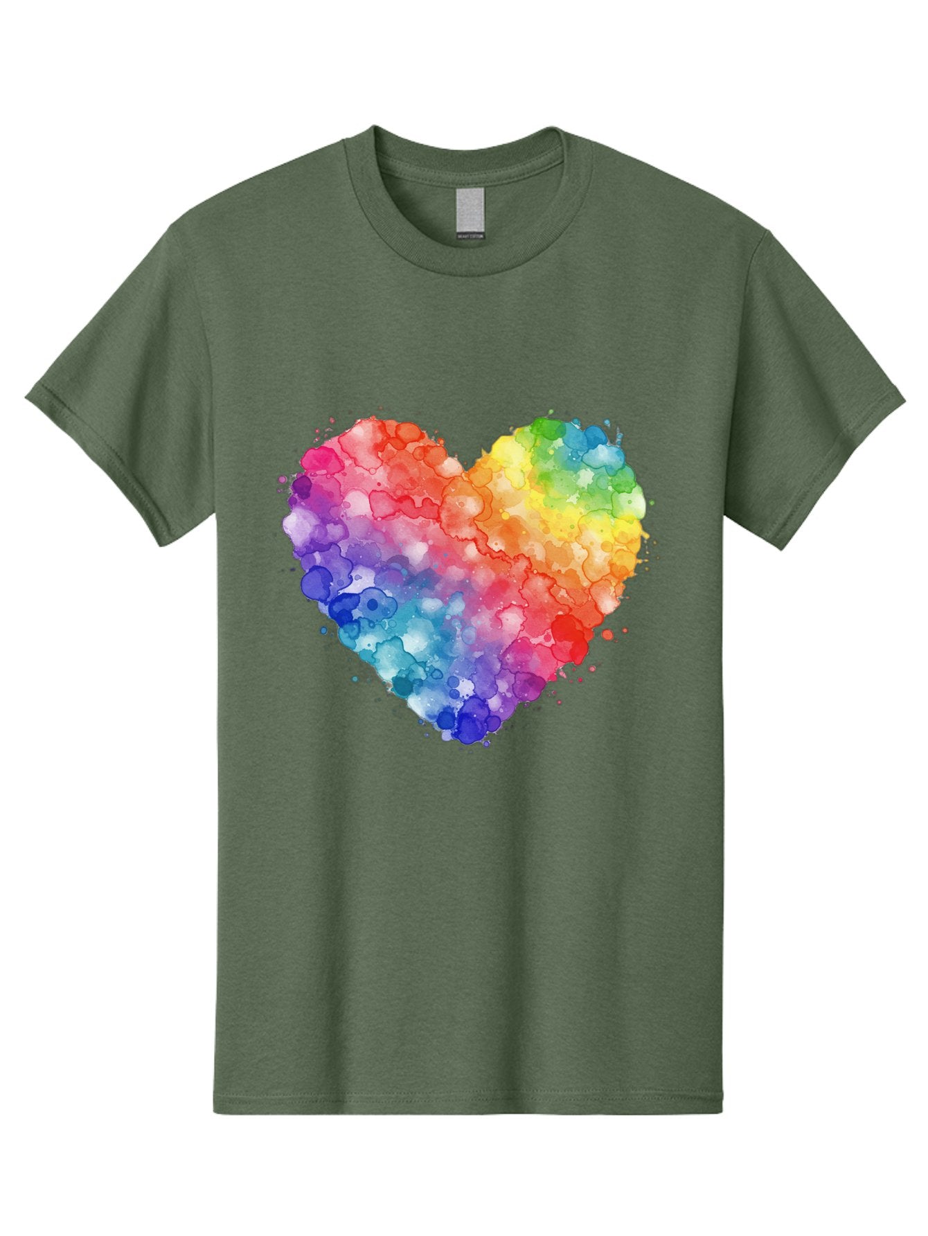 Rainbow-Heart-3 Men'S Graphic Tee, 100% Cotton, Comfortable Casual Summer Wear, Machine Washable, Vintage Camera, Old Camera, Antique Camera, Black Camera, Classic Photography, Photography Equipment, Nostalgic Device, Film Camera, Camera Art Baj733 10