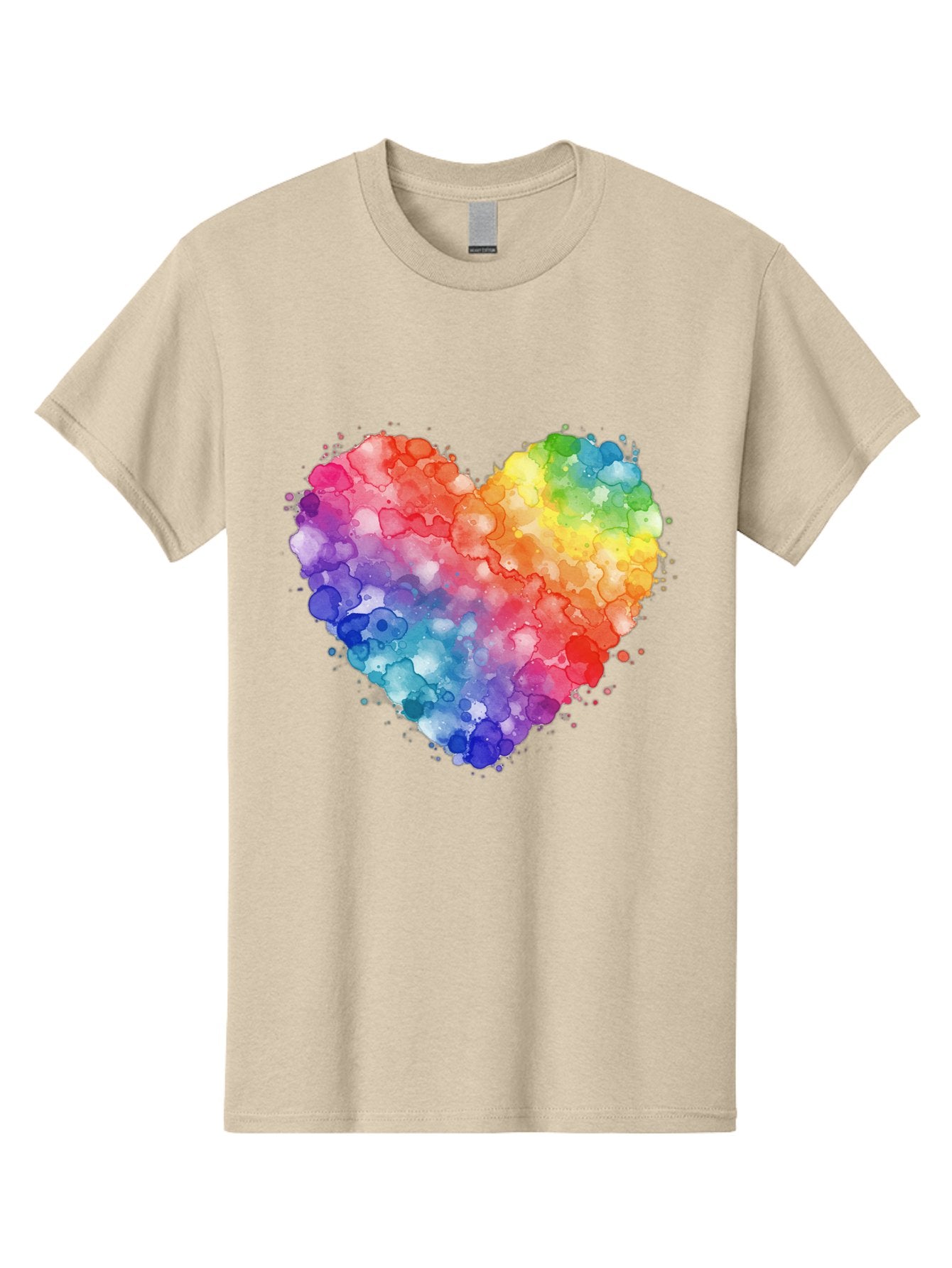 Rainbow-Heart-3 Men'S Graphic Tee, 100% Cotton, Comfortable Casual Summer Wear, Machine Washable, Vintage Camera, Old Camera, Antique Camera, Black Camera, Classic Photography, Photography Equipment, Nostalgic Device, Film Camera, Camera Art Baj733 7