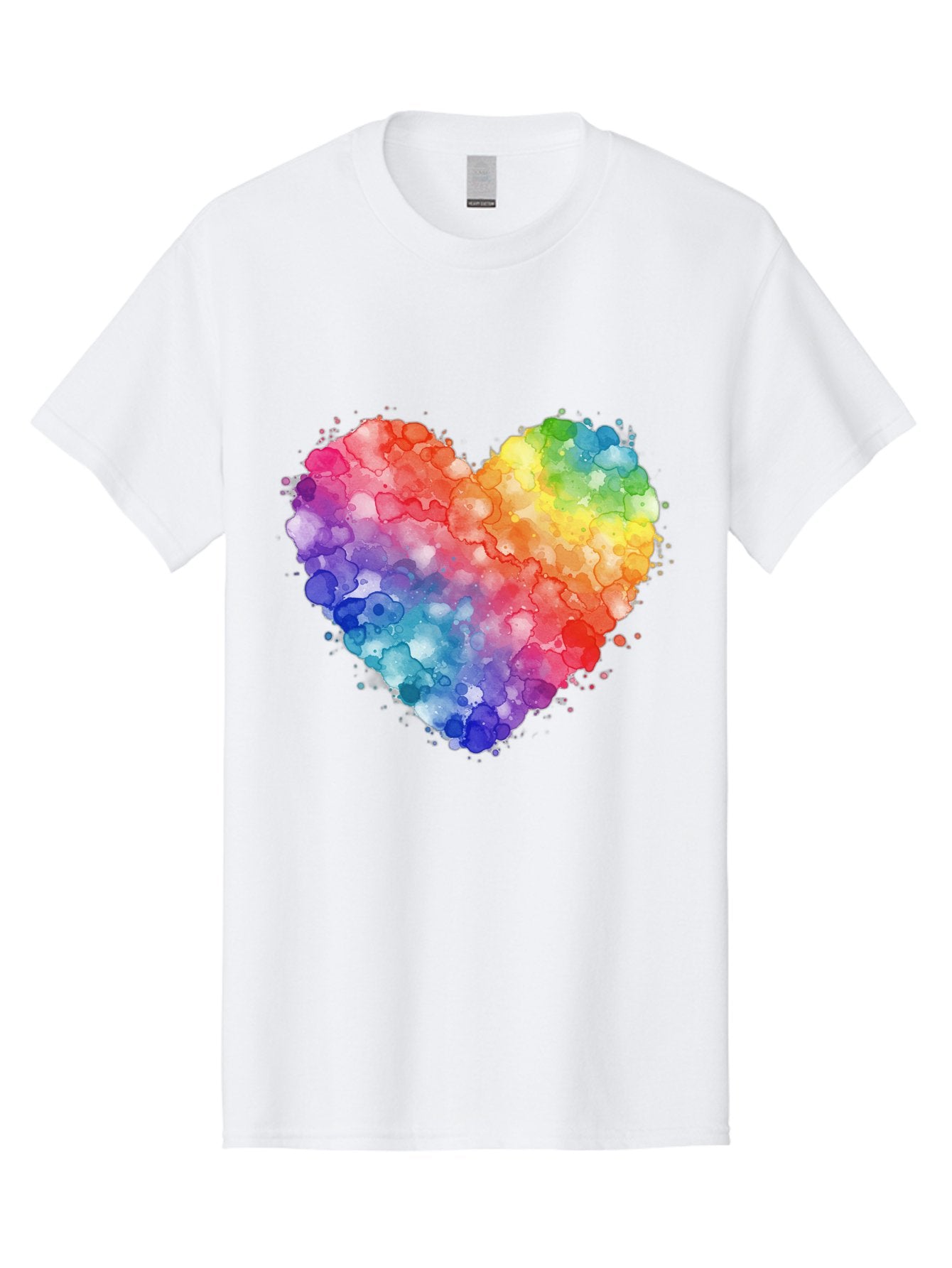 Rainbow-Heart-3 Men'S Graphic Tee, 100% Cotton, Comfortable Casual Summer Wear, Machine Washable, Vintage Camera, Old Camera, Antique Camera, Black Camera, Classic Photography, Photography Equipment, Nostalgic Device, Film Camera, Camera Art Baj733 13