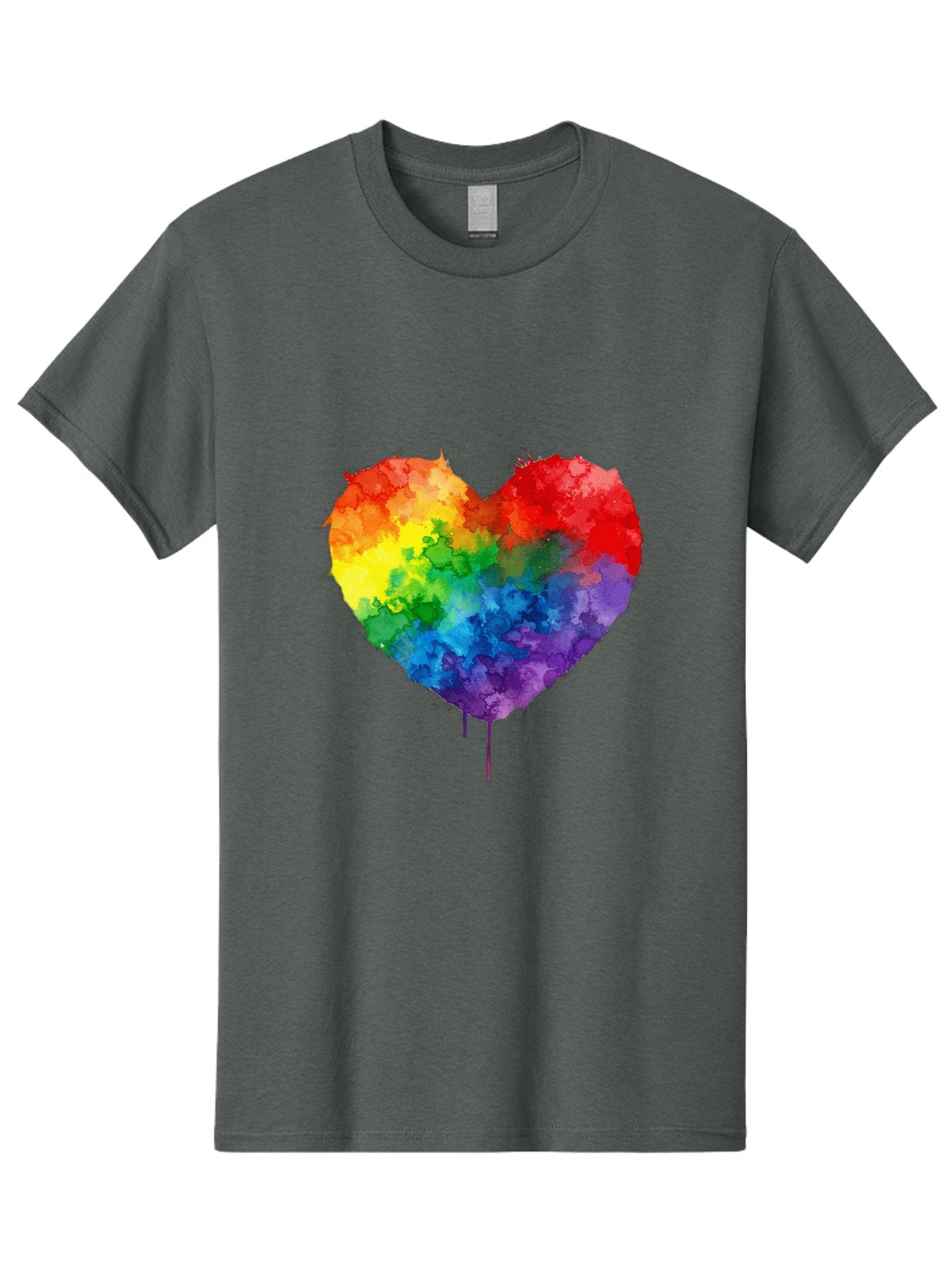 Rainbow-Heart-4 Men'S Graphic Tee, 100% Cotton, Comfortable Casual Summer Wear, Machine Washable, Vintage Camera, Old Camera, Antique Camera, Black Camera, Classic Photography, Photography Equipment, Nostalgic Device, Film Camera, Camera Art Baj734 11