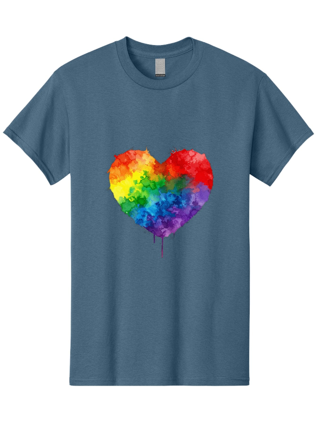 Rainbow-Heart-4 Men'S Graphic Tee, 100% Cotton, Comfortable Casual Summer Wear, Machine Washable, Vintage Camera, Old Camera, Antique Camera, Black Camera, Classic Photography, Photography Equipment, Nostalgic Device, Film Camera, Camera Art Baj734 15