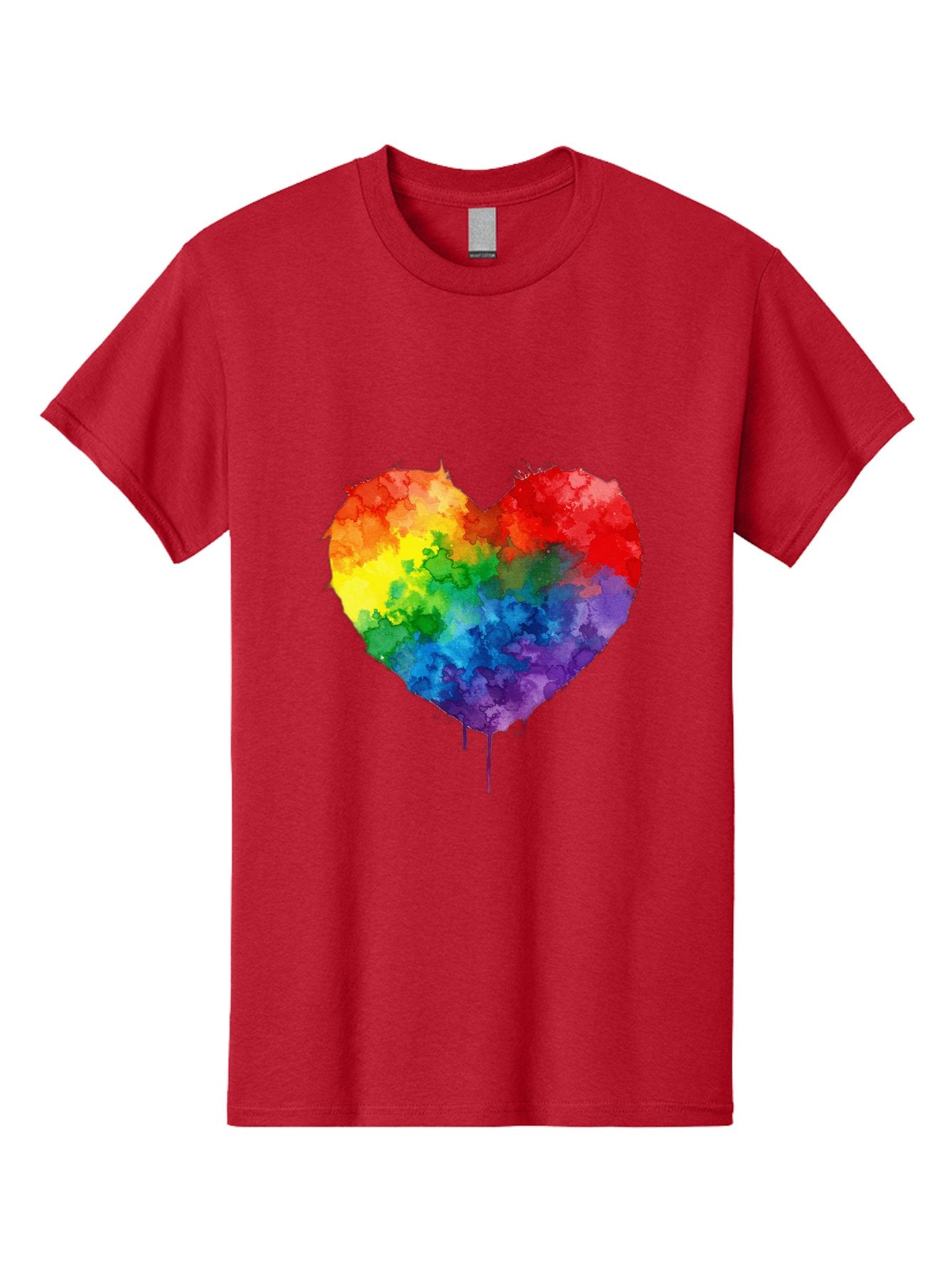 Rainbow-Heart-4 Men'S Graphic Tee, 100% Cotton, Comfortable Casual Summer Wear, Machine Washable, Vintage Camera, Old Camera, Antique Camera, Black Camera, Classic Photography, Photography Equipment, Nostalgic Device, Film Camera, Camera Art Baj734 13
