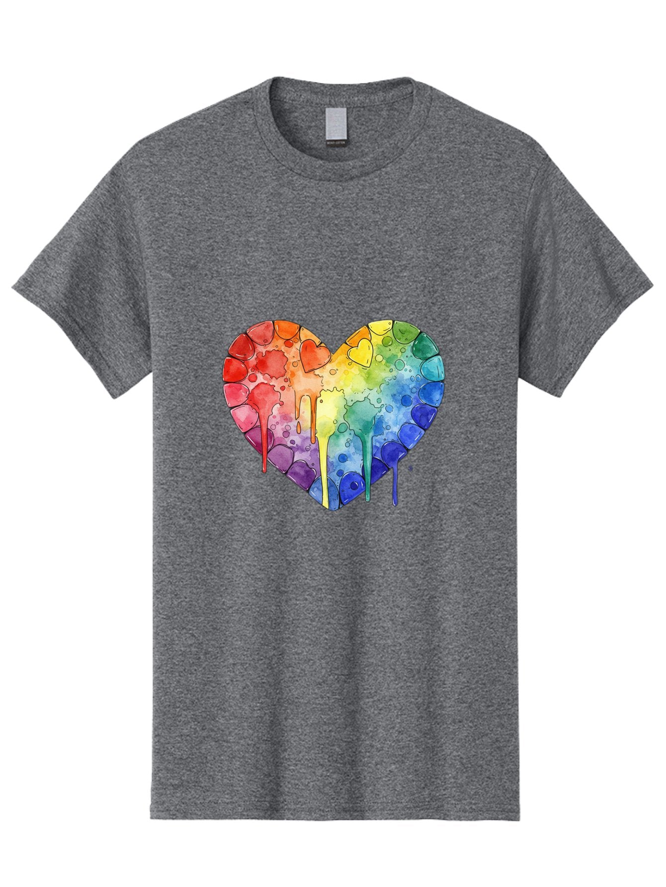 Rainbow-Heart-5 Men'S Graphic Tee, 100% Cotton, Comfortable Casual Summer Wear, Machine Washable, Vintage Camera, Old Camera, Antique Camera, Black Camera, Classic Photography, Photography Equipment, Nostalgic Device, Film Camera, Camera Art Baj735 10