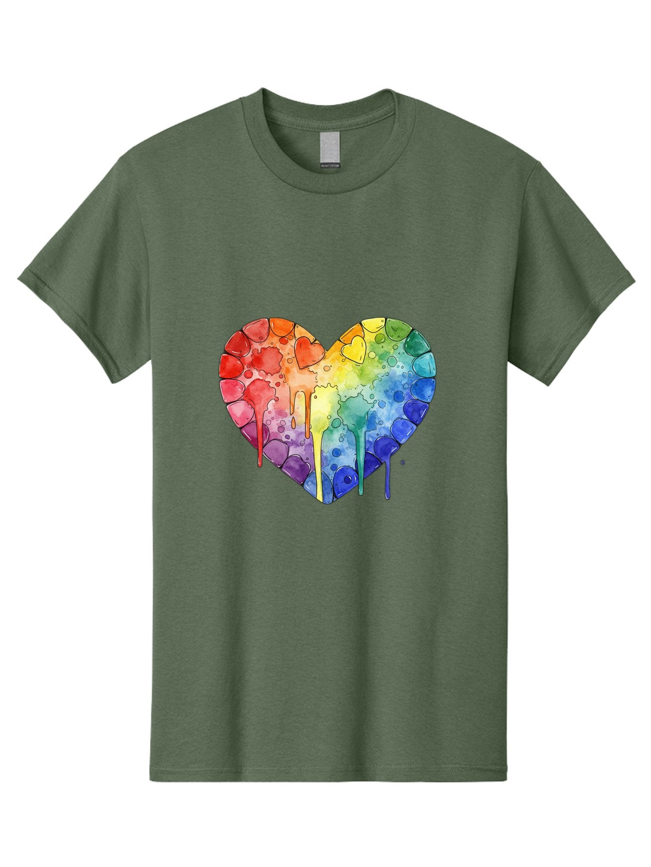 Rainbow-Heart-5 Men'S Graphic Tee, 100% Cotton, Comfortable Casual Summer Wear, Machine Washable, Vintage Camera, Old Camera, Antique Camera, Black Camera, Classic Photography, Photography Equipment, Nostalgic Device, Film Camera, Camera Art Baj735 8