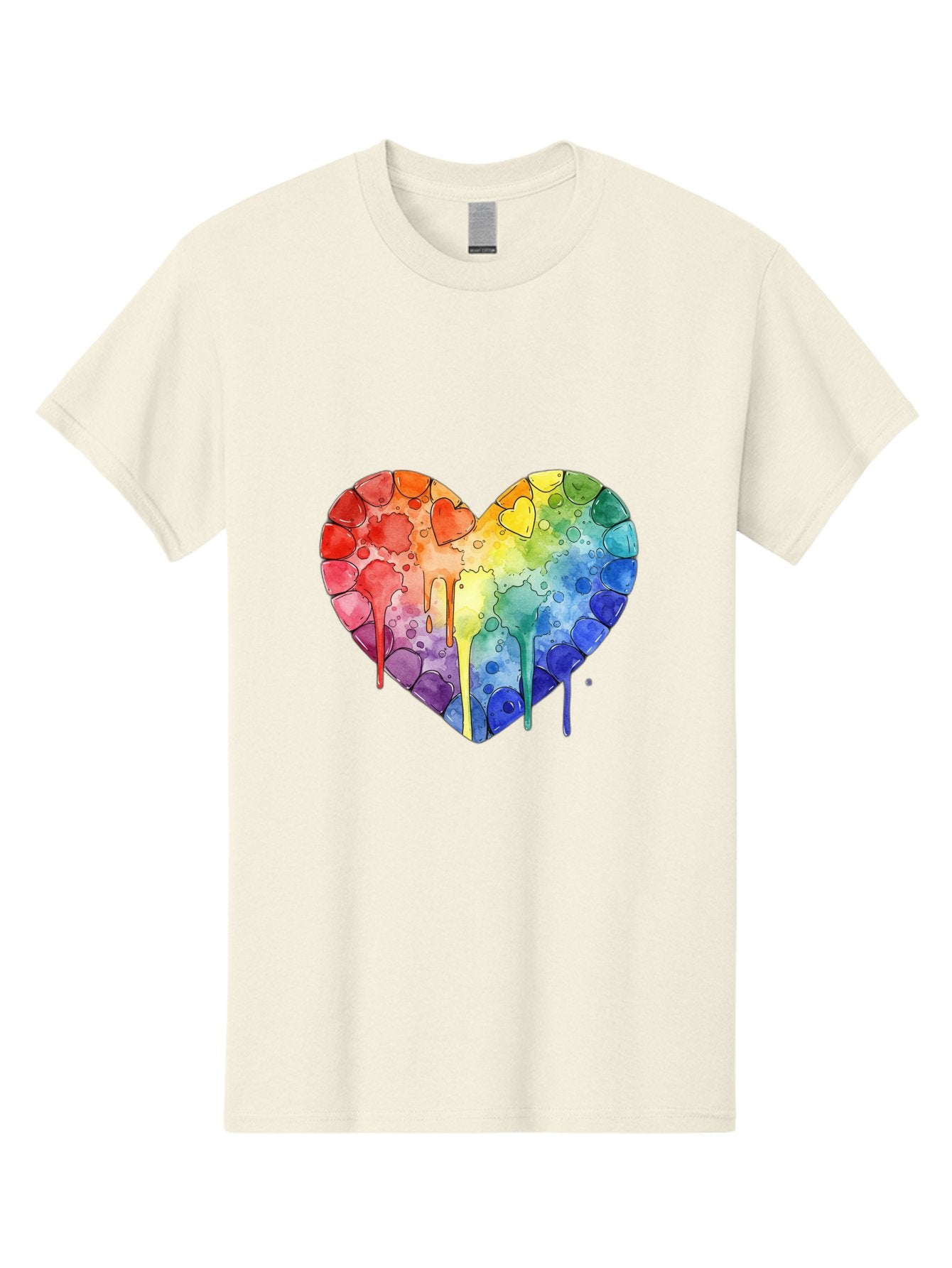 Rainbow-Heart-5 Men'S Graphic Tee, 100% Cotton, Comfortable Casual Summer Wear, Machine Washable, Vintage Camera, Old Camera, Antique Camera, Black Camera, Classic Photography, Photography Equipment, Nostalgic Device, Film Camera, Camera Art Baj735 9