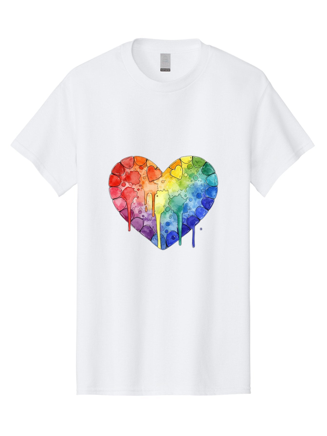 Rainbow-Heart-5 Men'S Graphic Tee, 100% Cotton, Comfortable Casual Summer Wear, Machine Washable, Vintage Camera, Old Camera, Antique Camera, Black Camera, Classic Photography, Photography Equipment, Nostalgic Device, Film Camera, Camera Art Baj735 14