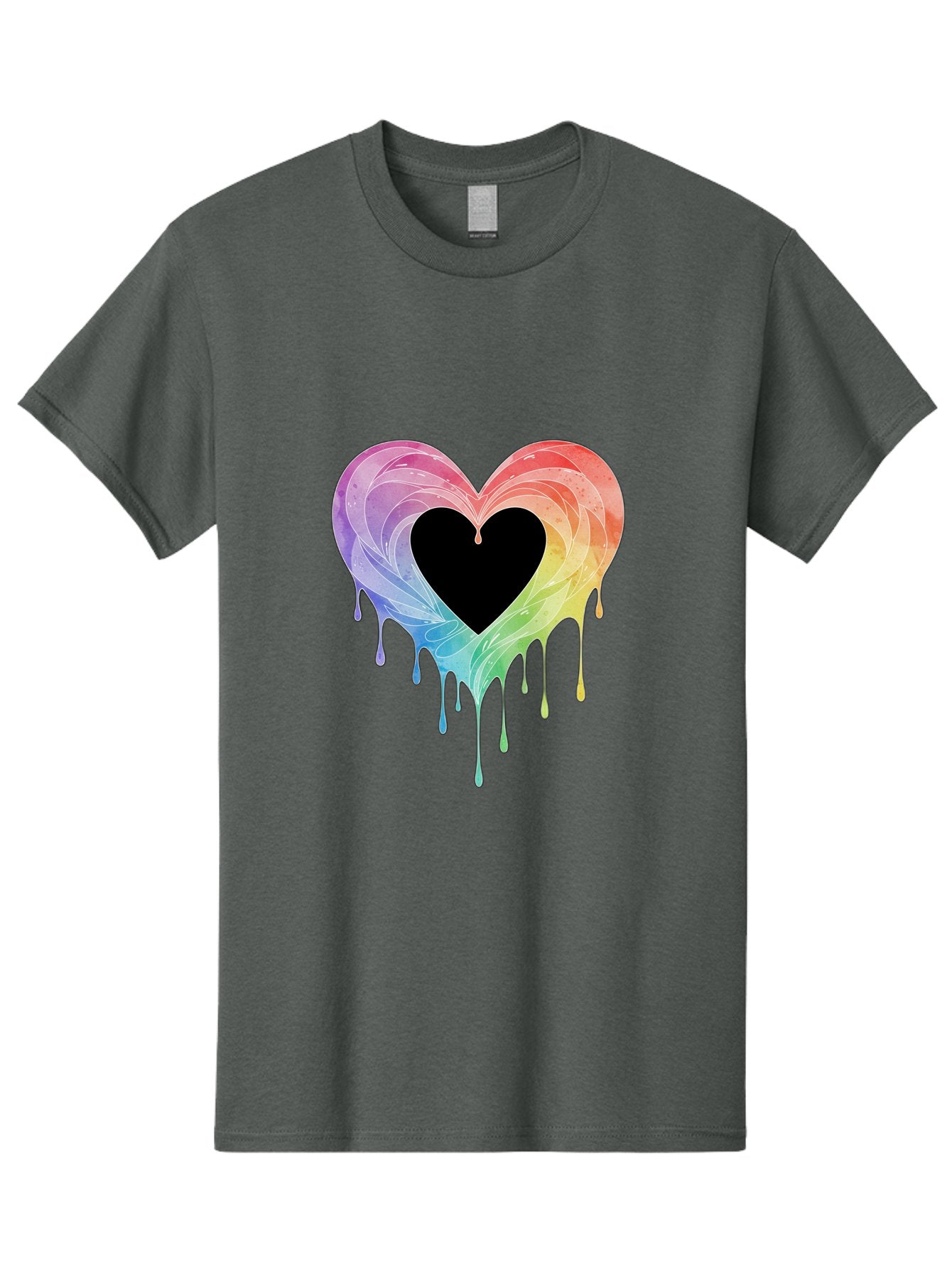 Rainbow-Heart-6 Men'S Graphic Tee, 100% Cotton, Comfortable Casual Summer Wear, Machine Washable, Vintage Camera, Old Camera, Antique Camera, Black Camera, Classic Photography, Photography Equipment, Nostalgic Device, Film Camera, Camera Art Baj736 12