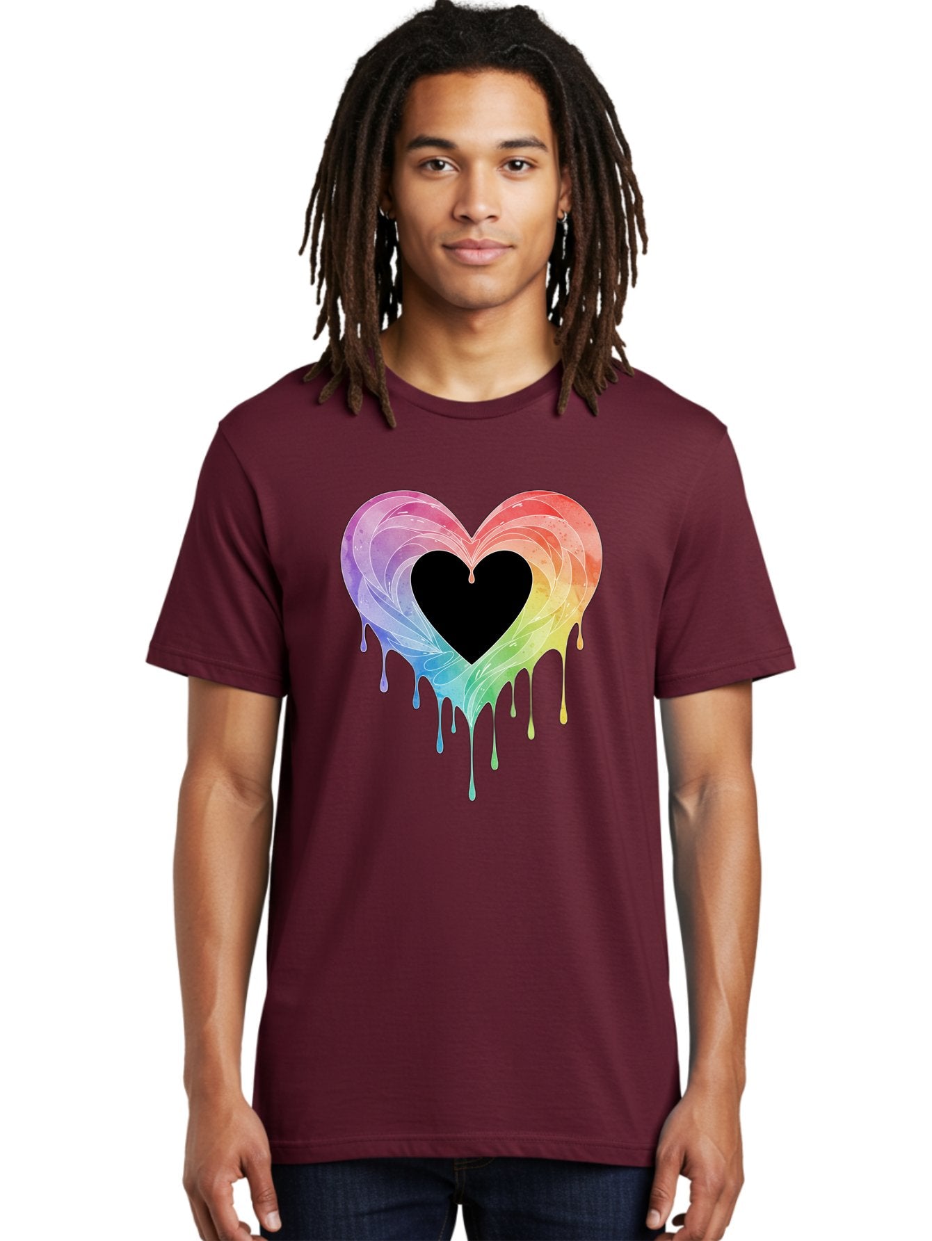 Rainbow-Heart-6 Men'S Graphic Tee, 100% Cotton, Comfortable Casual Summer Wear, Machine Washable, Vintage Camera, Old Camera, Antique Camera, Black Camera, Classic Photography, Photography Equipment, Nostalgic Device, Film Camera, Camera Art Baj736 18