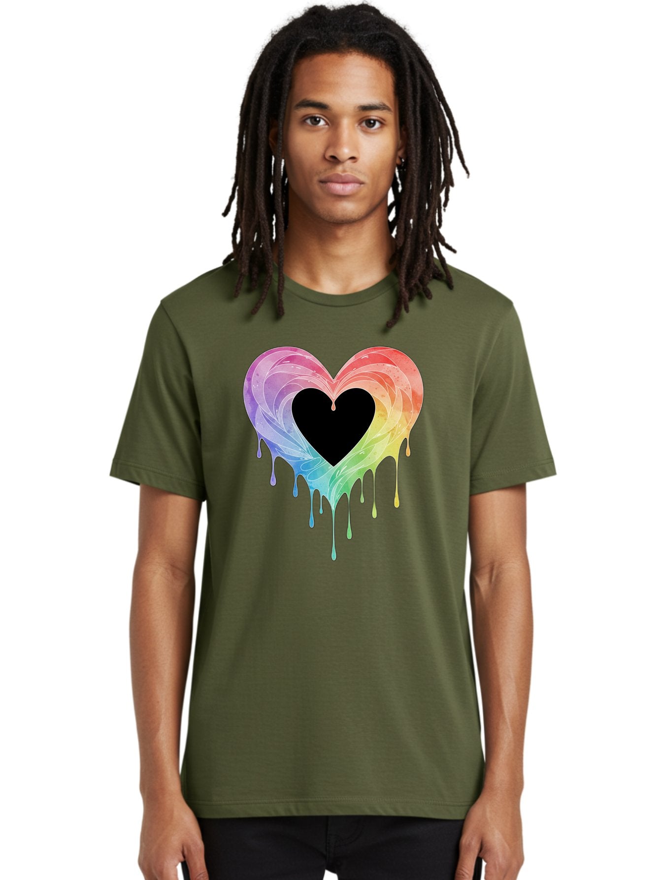 Rainbow-Heart-6 Men'S Graphic Tee, 100% Cotton, Comfortable Casual Summer Wear, Machine Washable, Vintage Camera, Old Camera, Antique Camera, Black Camera, Classic Photography, Photography Equipment, Nostalgic Device, Film Camera, Camera Art Baj736 30