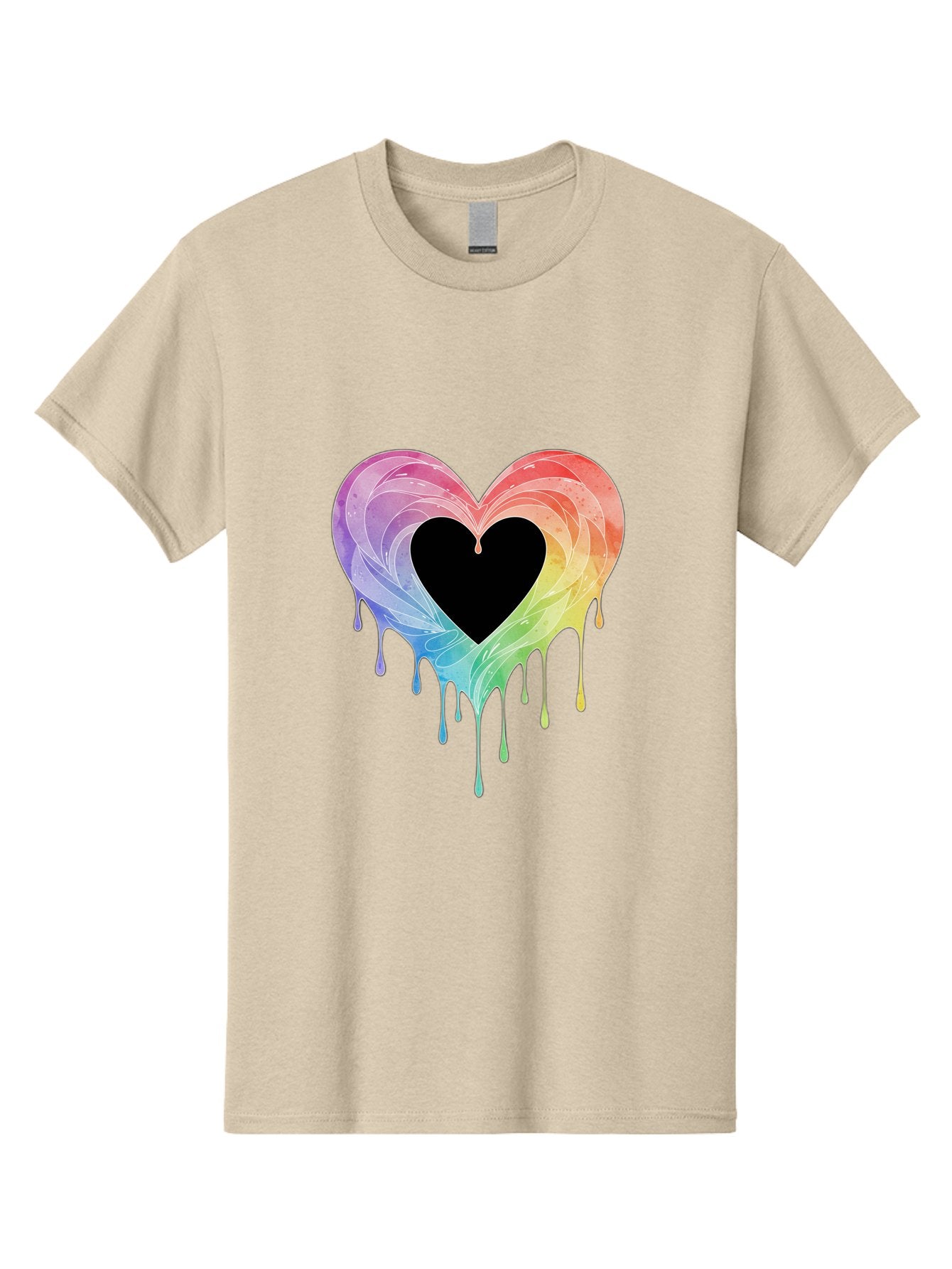 Rainbow-Heart-6 Men'S Graphic Tee, 100% Cotton, Comfortable Casual Summer Wear, Machine Washable, Vintage Camera, Old Camera, Antique Camera, Black Camera, Classic Photography, Photography Equipment, Nostalgic Device, Film Camera, Camera Art Baj736 10
