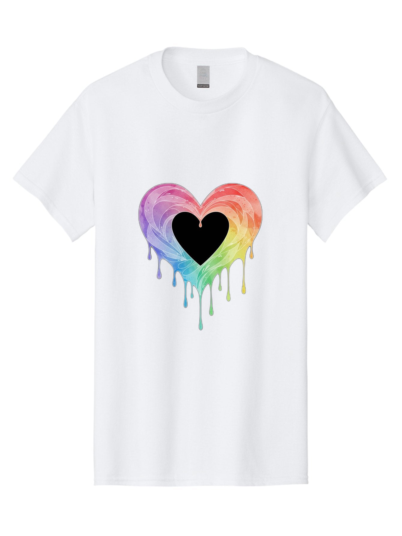 Rainbow-Heart-6 Men'S Graphic Tee, 100% Cotton, Comfortable Casual Summer Wear, Machine Washable, Vintage Camera, Old Camera, Antique Camera, Black Camera, Classic Photography, Photography Equipment, Nostalgic Device, Film Camera, Camera Art Baj736 11