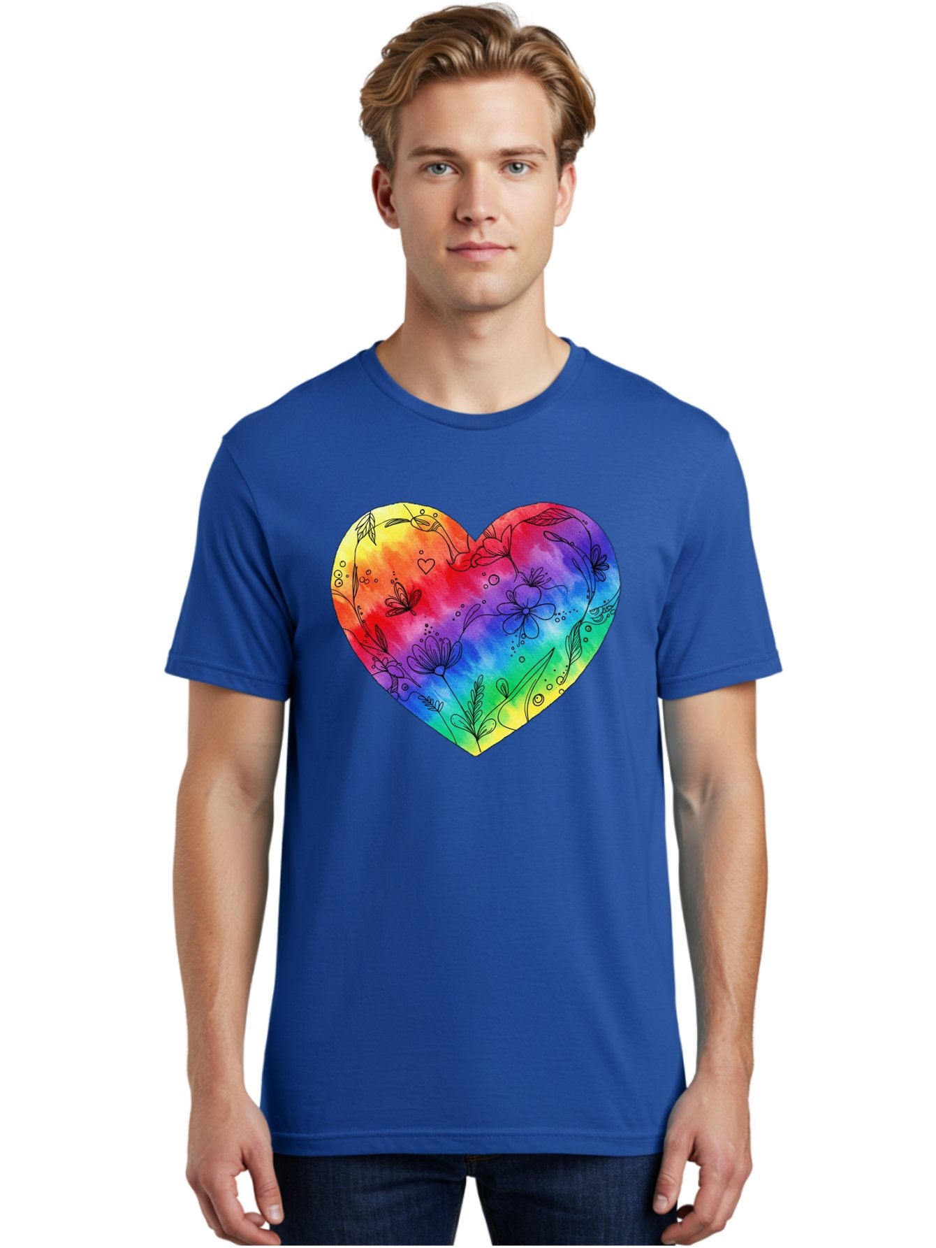 Rainbow-Heart-7 Men'S Graphic Tee, 100% Cotton, Comfortable Casual Summer Wear, Machine Washable, Vintage Camera, Old Camera, Antique Camera, Black Camera, Classic Photography, Photography Equipment, Nostalgic Device, Film Camera, Camera Art Baj737 26
