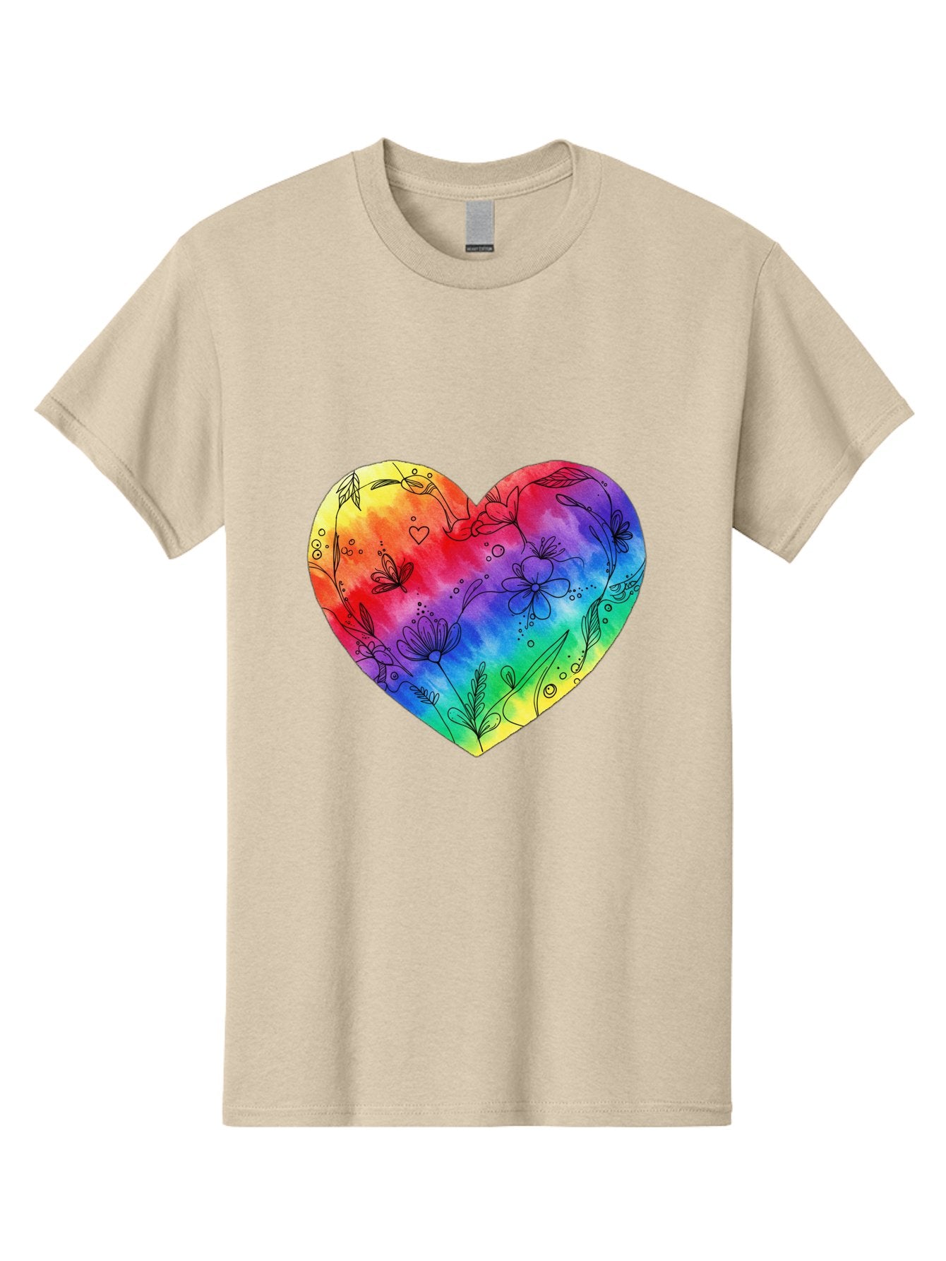 Rainbow-Heart-7 Men'S Graphic Tee, 100% Cotton, Comfortable Casual Summer Wear, Machine Washable, Vintage Camera, Old Camera, Antique Camera, Black Camera, Classic Photography, Photography Equipment, Nostalgic Device, Film Camera, Camera Art Baj737 5