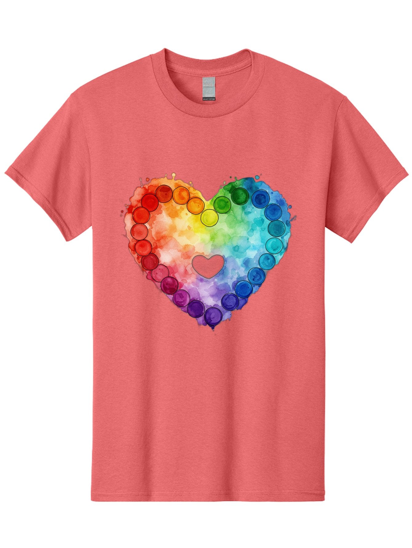 Rainbow-Heart-8 Men'S Graphic Tee, 100% Cotton, Comfortable Casual Summer Wear, Machine Washable, Vintage Camera, Old Camera, Antique Camera, Black Camera, Classic Photography, Photography Equipment, Nostalgic Device, Film Camera, Camera Art Baj738 9
