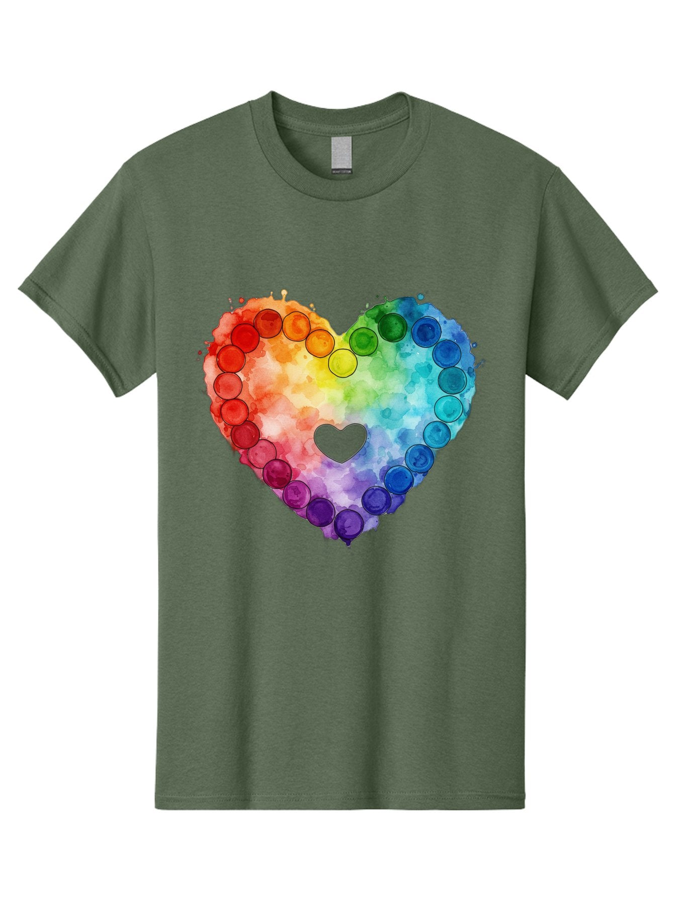 Rainbow-Heart-8 Men'S Graphic Tee, 100% Cotton, Comfortable Casual Summer Wear, Machine Washable, Vintage Camera, Old Camera, Antique Camera, Black Camera, Classic Photography, Photography Equipment, Nostalgic Device, Film Camera, Camera Art Baj738 15