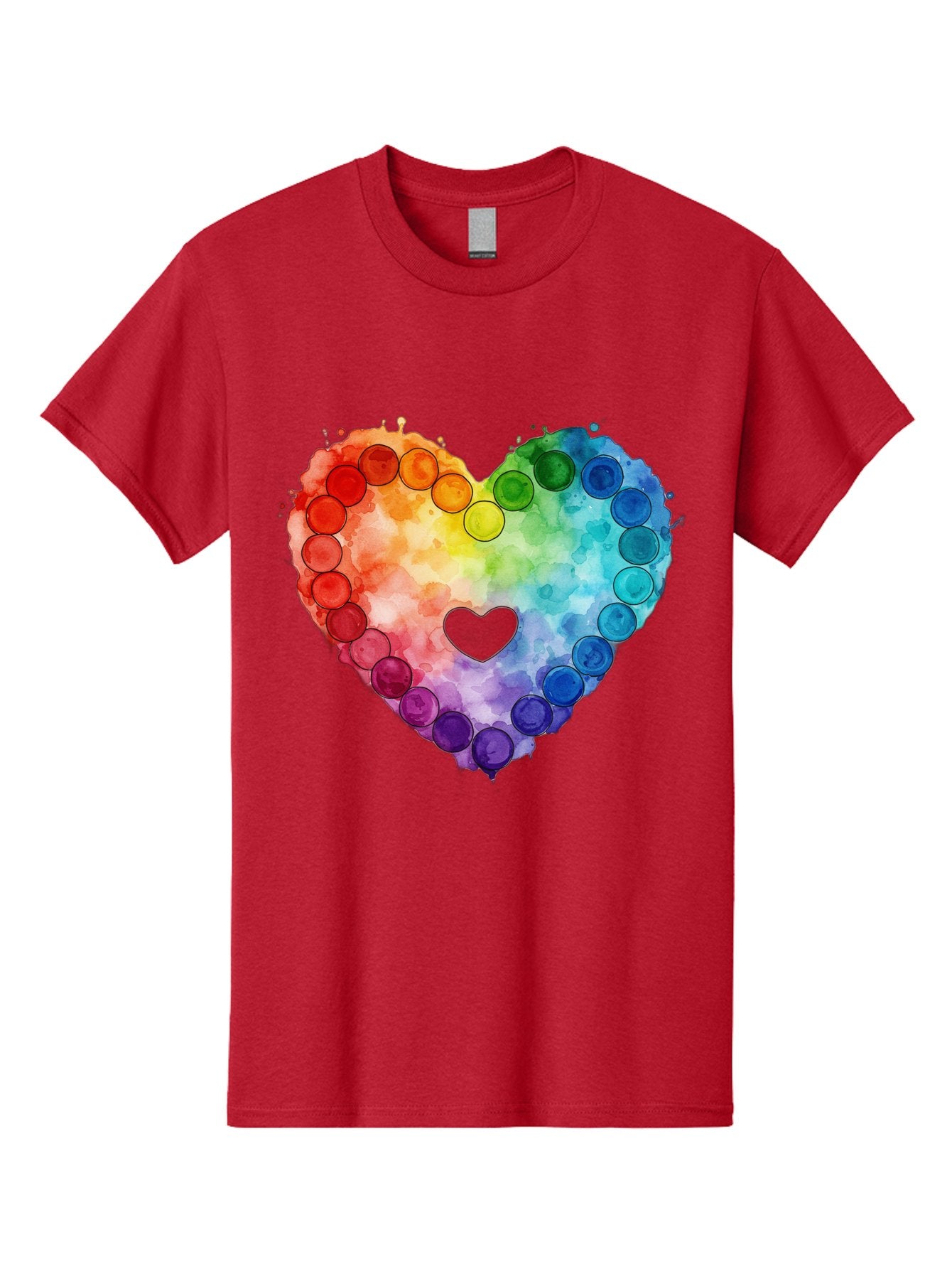 Rainbow-Heart-8 Men'S Graphic Tee, 100% Cotton, Comfortable Casual Summer Wear, Machine Washable, Vintage Camera, Old Camera, Antique Camera, Black Camera, Classic Photography, Photography Equipment, Nostalgic Device, Film Camera, Camera Art Baj738 11