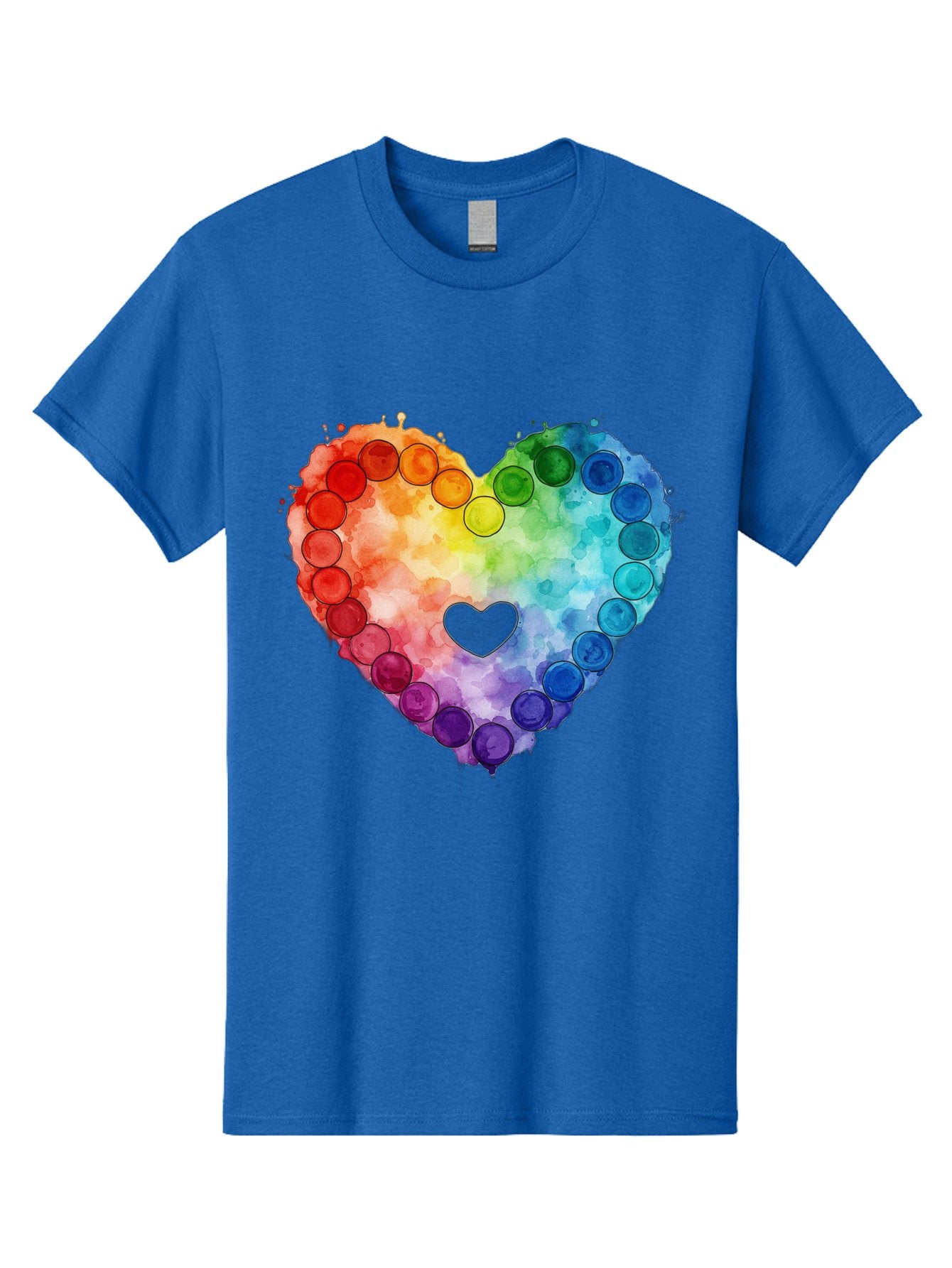 Rainbow-Heart-8 Men'S Graphic Tee, 100% Cotton, Comfortable Casual Summer Wear, Machine Washable, Vintage Camera, Old Camera, Antique Camera, Black Camera, Classic Photography, Photography Equipment, Nostalgic Device, Film Camera, Camera Art Baj738 5