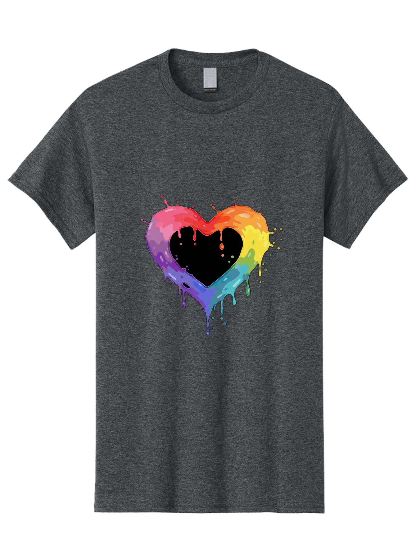 Rainbow-Heart-9 Men'S Graphic Tee, 100% Cotton, Comfortable Casual Summer Wear, Machine Washable, Vintage Camera, Old Camera, Antique Camera, Black Camera, Classic Photography, Photography Equipment, Nostalgic Device, Film Camera, Camera Art Baj739 12