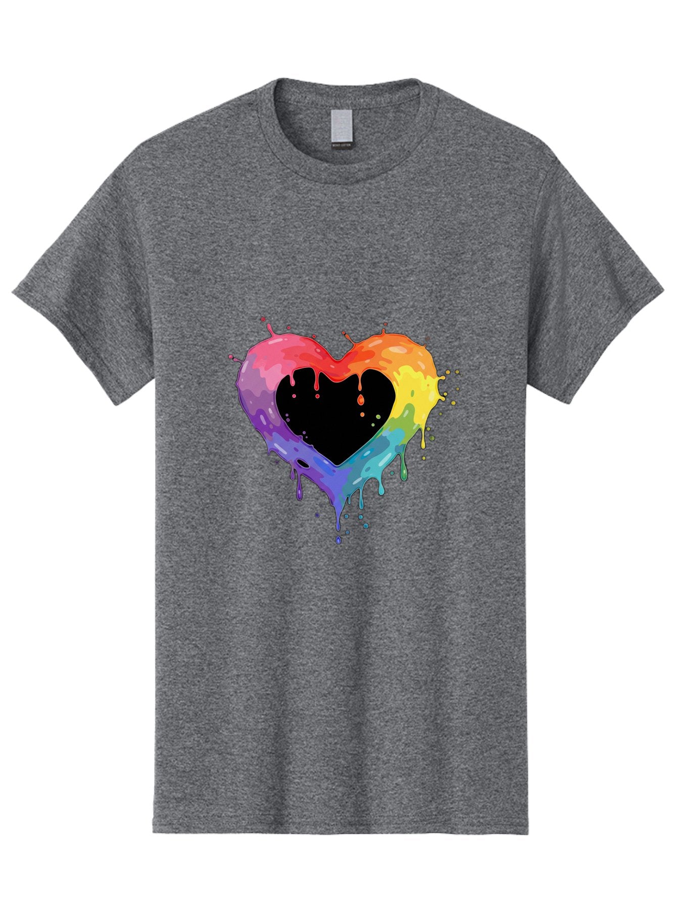 Rainbow-Heart-9 Men'S Graphic Tee, 100% Cotton, Comfortable Casual Summer Wear, Machine Washable, Vintage Camera, Old Camera, Antique Camera, Black Camera, Classic Photography, Photography Equipment, Nostalgic Device, Film Camera, Camera Art Baj739 14