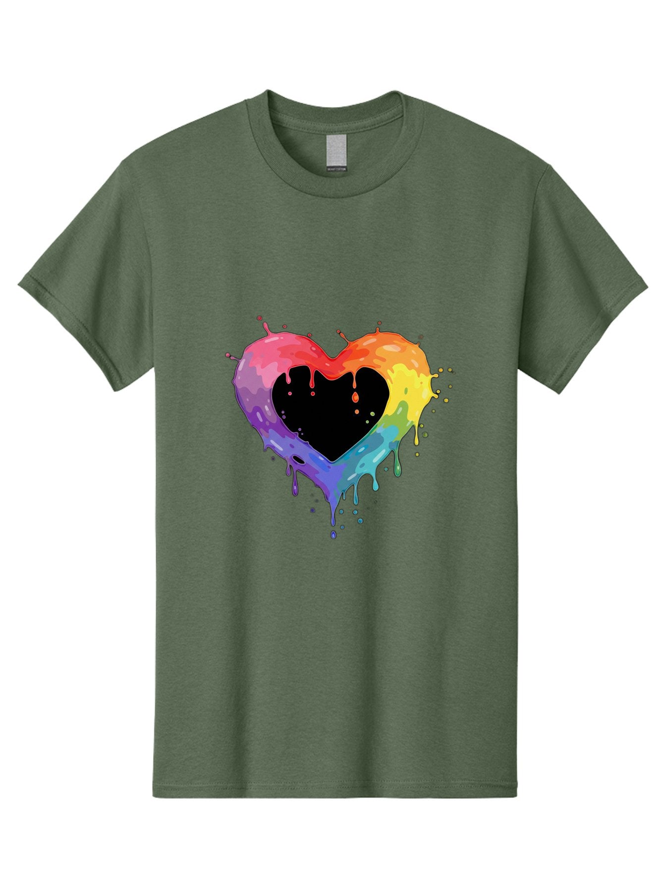 Rainbow-Heart-9 Men'S Graphic Tee, 100% Cotton, Comfortable Casual Summer Wear, Machine Washable, Vintage Camera, Old Camera, Antique Camera, Black Camera, Classic Photography, Photography Equipment, Nostalgic Device, Film Camera, Camera Art Baj739 11