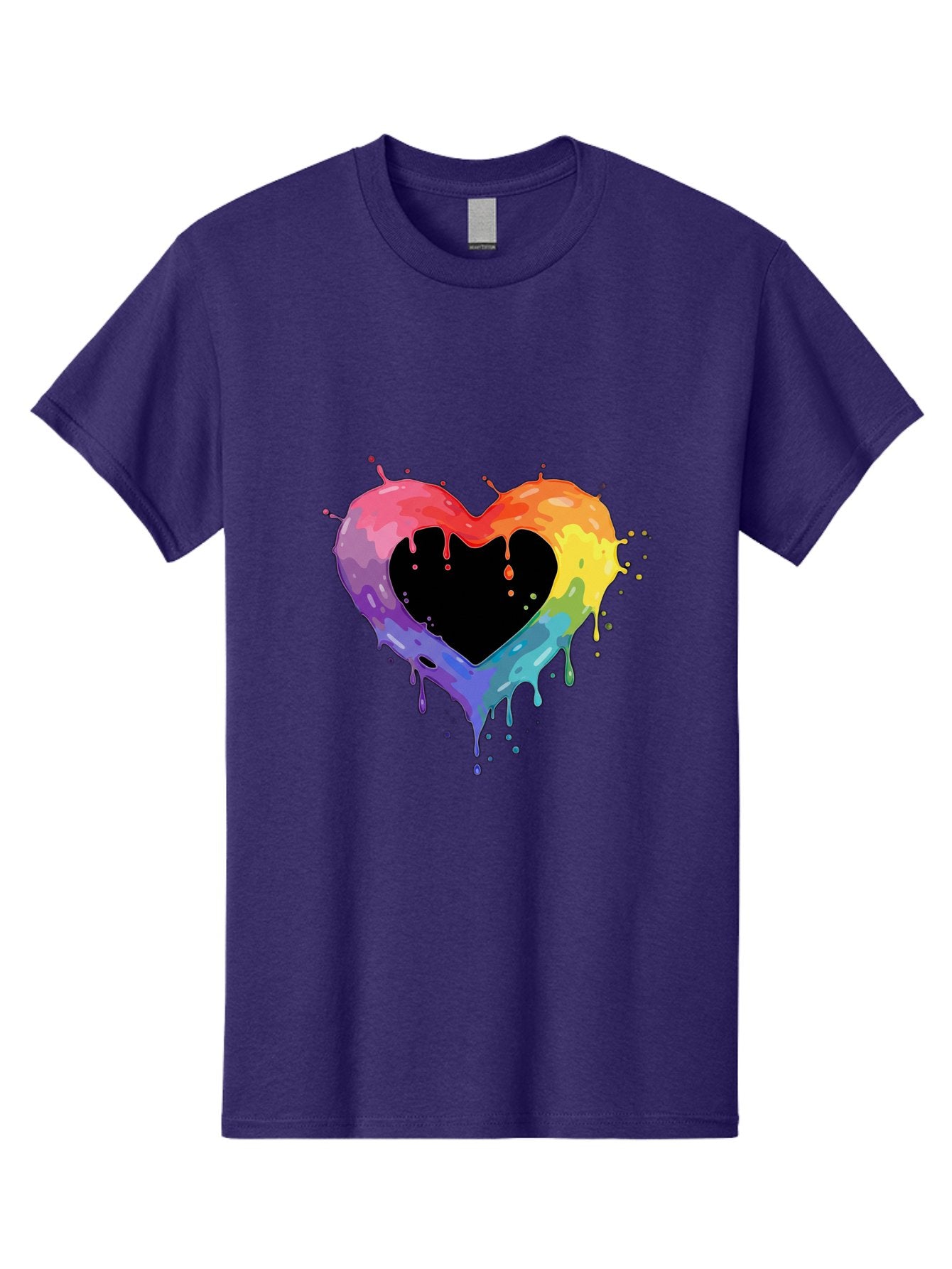 Rainbow-Heart-9 Men'S Graphic Tee, 100% Cotton, Comfortable Casual Summer Wear, Machine Washable, Vintage Camera, Old Camera, Antique Camera, Black Camera, Classic Photography, Photography Equipment, Nostalgic Device, Film Camera, Camera Art Baj739 5