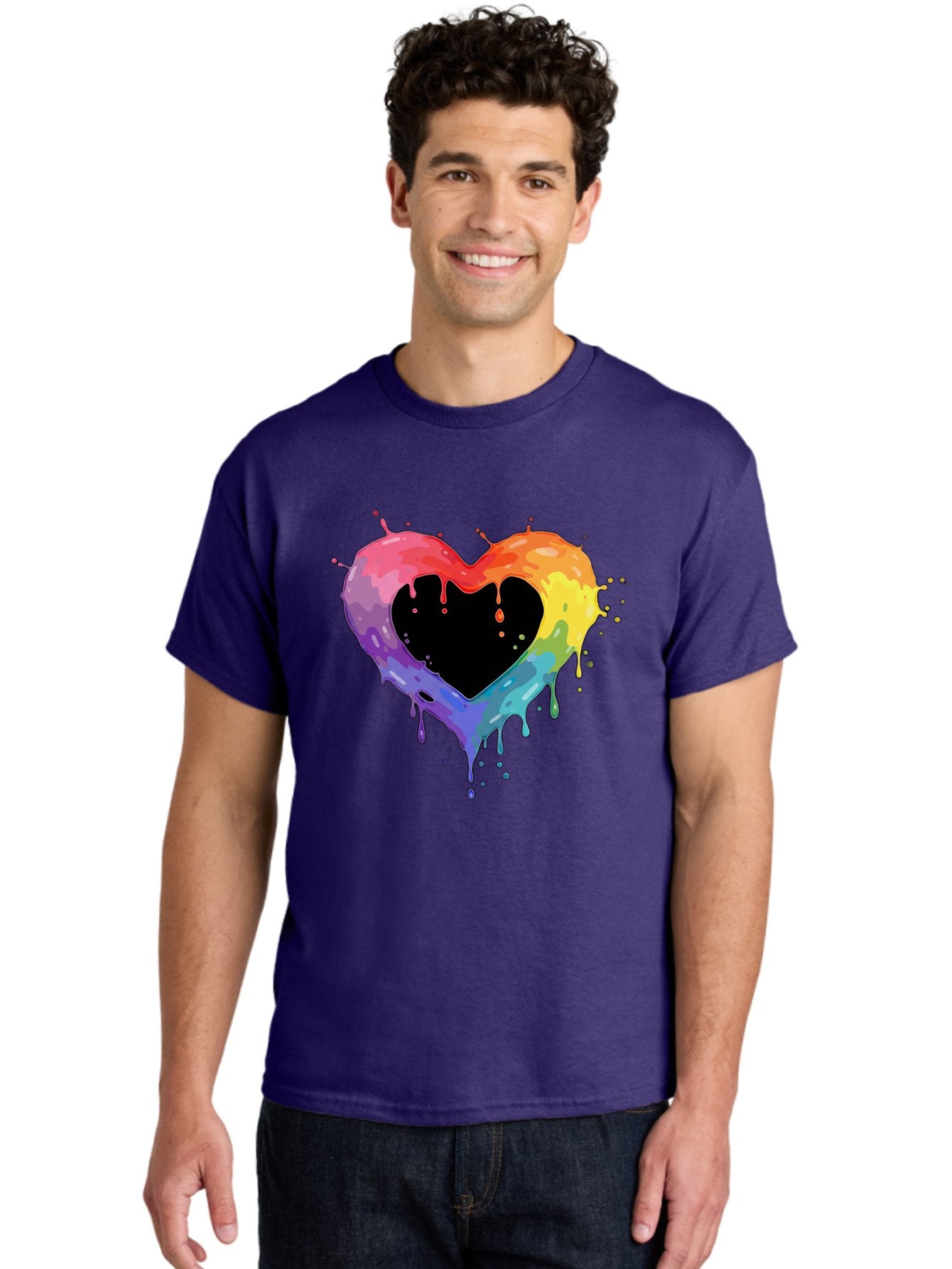 Rainbow-Heart-9 Men'S Graphic Tee, 100% Cotton, Comfortable Casual Summer Wear, Machine Washable, Vintage Camera, Old Camera, Antique Camera, Black Camera, Classic Photography, Photography Equipment, Nostalgic Device, Film Camera, Camera Art Baj739 23