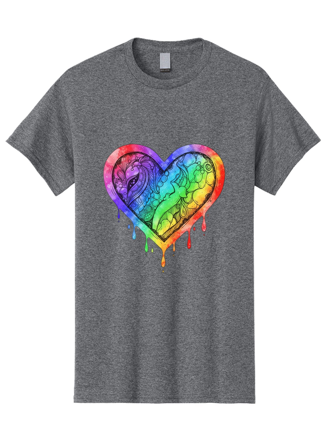 Rainbow-Heart-Koi Men'S Graphic Tee, 100% Cotton, Comfortable Casual Summer Wear, Machine Washable, Vintage Camera, Old Camera, Antique Camera, Black Camera, Classic Photography, Photography Equipment, Nostalgic Device, Film Camera, Camera Art Baj740 14