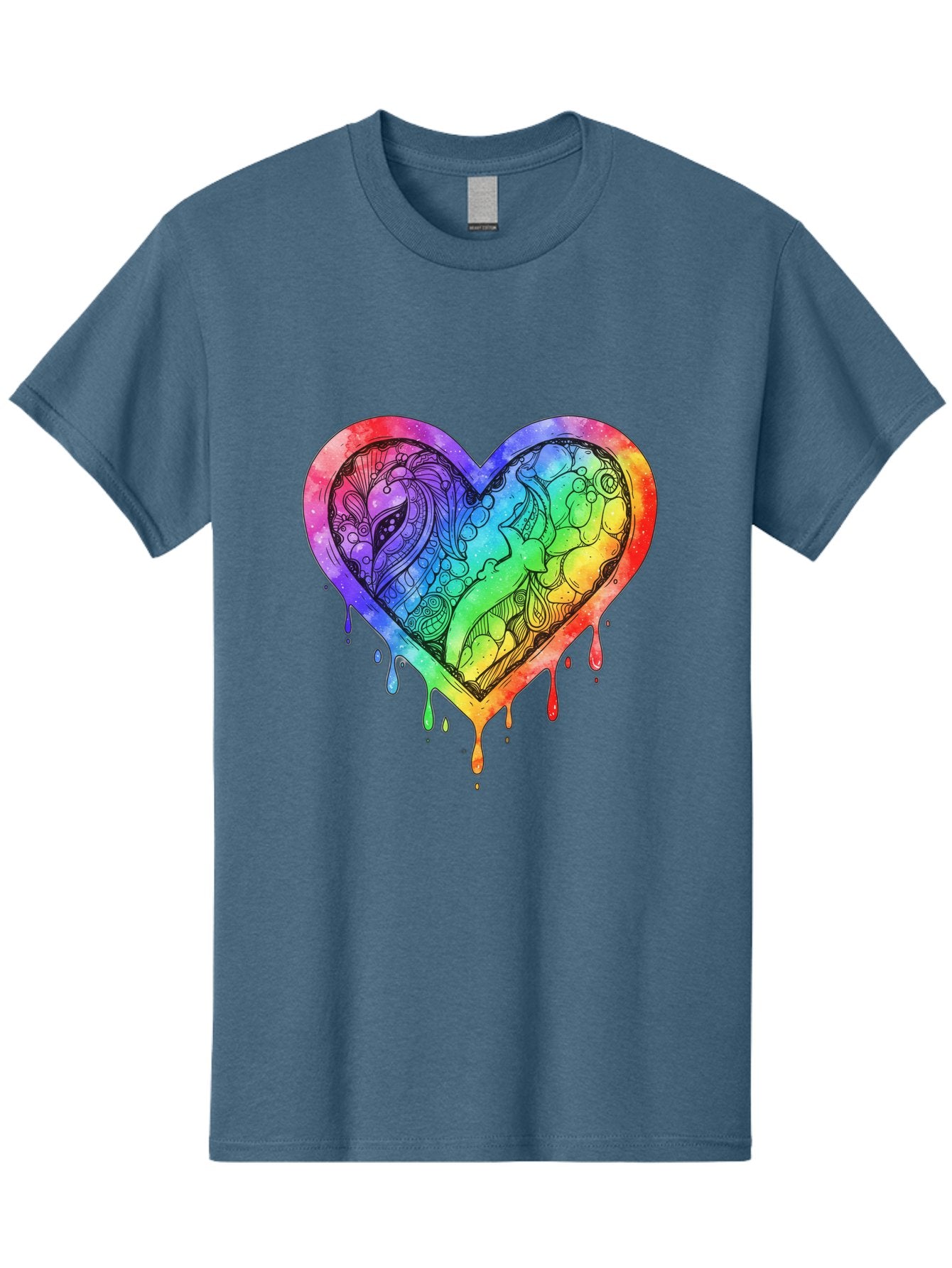 Rainbow-Heart-Koi Men'S Graphic Tee, 100% Cotton, Comfortable Casual Summer Wear, Machine Washable, Vintage Camera, Old Camera, Antique Camera, Black Camera, Classic Photography, Photography Equipment, Nostalgic Device, Film Camera, Camera Art Baj740 13