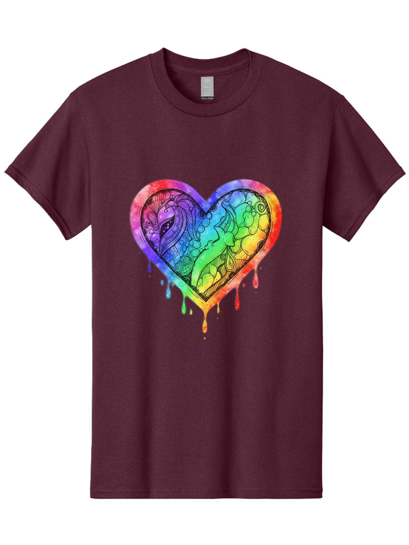Rainbow-Heart-Koi Men'S Graphic Tee, 100% Cotton, Comfortable Casual Summer Wear, Machine Washable, Vintage Camera, Old Camera, Antique Camera, Black Camera, Classic Photography, Photography Equipment, Nostalgic Device, Film Camera, Camera Art Baj740 7