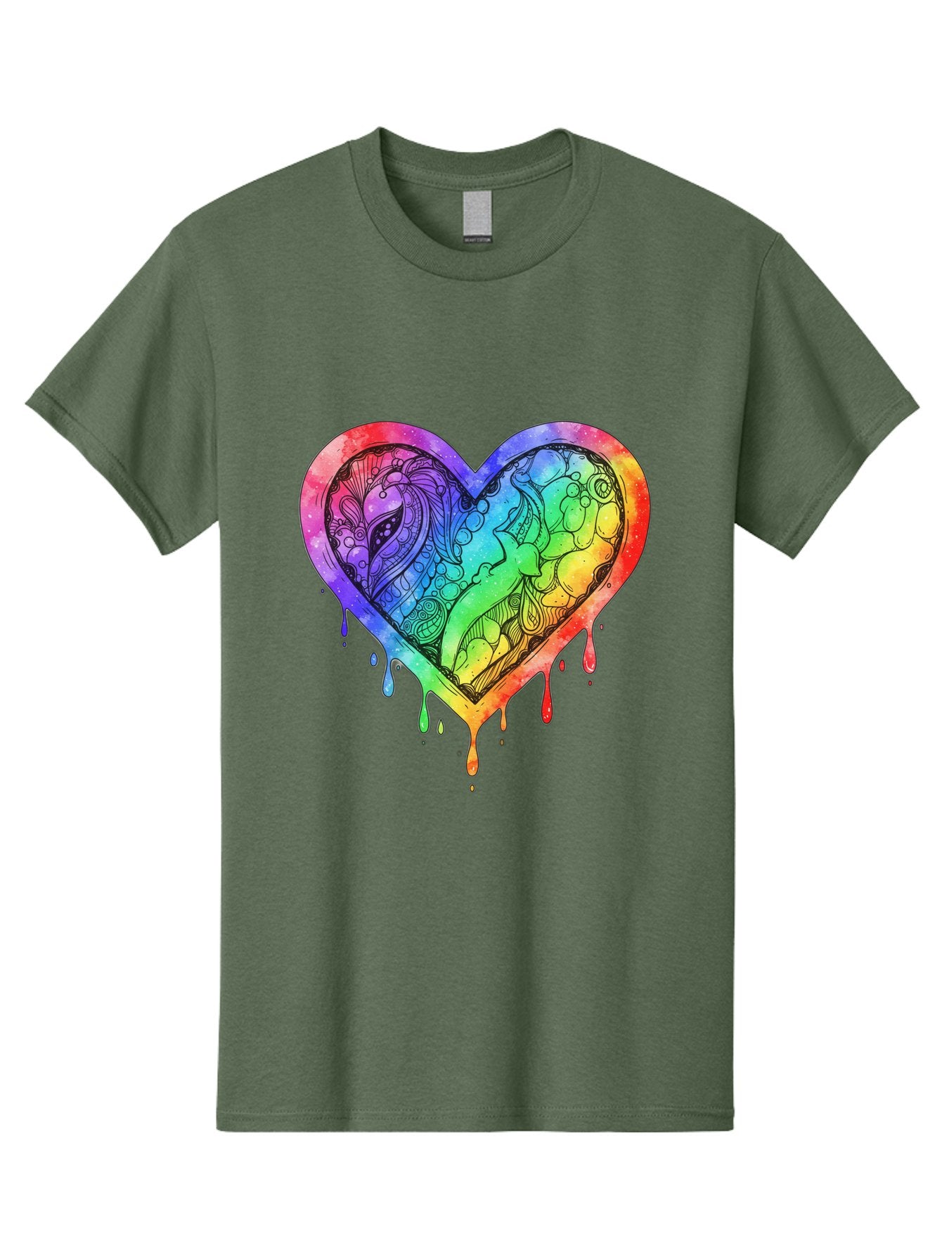 Rainbow-Heart-Koi Men'S Graphic Tee, 100% Cotton, Comfortable Casual Summer Wear, Machine Washable, Vintage Camera, Old Camera, Antique Camera, Black Camera, Classic Photography, Photography Equipment, Nostalgic Device, Film Camera, Camera Art Baj740 4