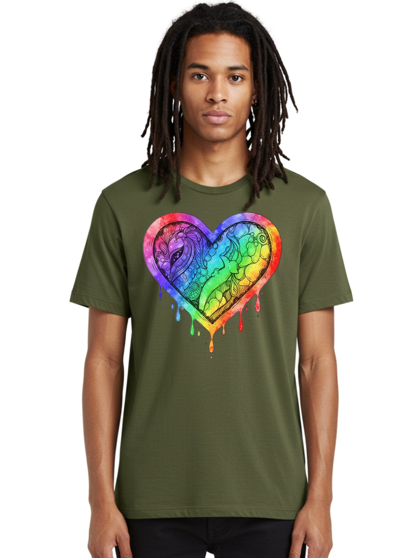 Rainbow-Heart-Koi Men'S Graphic Tee, 100% Cotton, Comfortable Casual Summer Wear, Machine Washable, Vintage Camera, Old Camera, Antique Camera, Black Camera, Classic Photography, Photography Equipment, Nostalgic Device, Film Camera, Camera Art Baj740 18