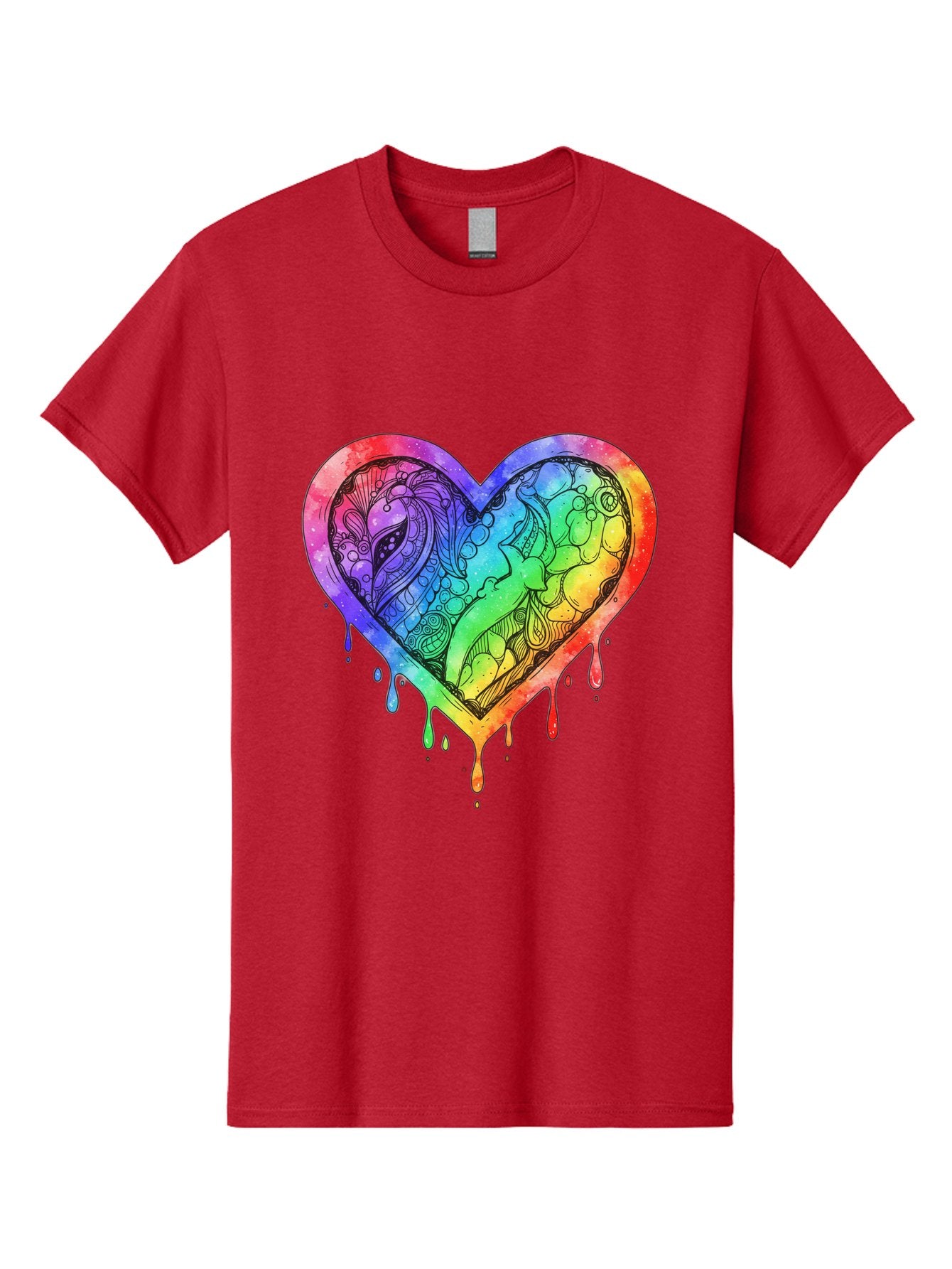Rainbow-Heart-Koi Men'S Graphic Tee, 100% Cotton, Comfortable Casual Summer Wear, Machine Washable, Vintage Camera, Old Camera, Antique Camera, Black Camera, Classic Photography, Photography Equipment, Nostalgic Device, Film Camera, Camera Art Baj740 15