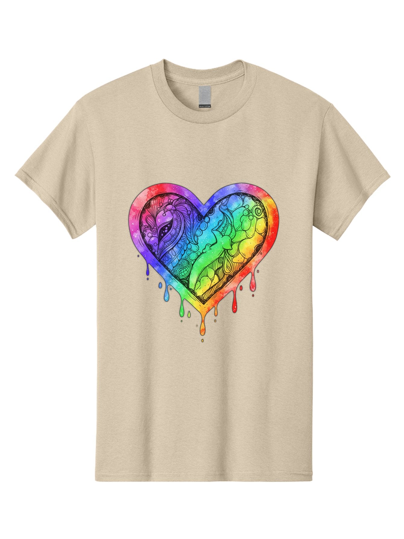 Rainbow-Heart-Koi Men'S Graphic Tee, 100% Cotton, Comfortable Casual Summer Wear, Machine Washable, Vintage Camera, Old Camera, Antique Camera, Black Camera, Classic Photography, Photography Equipment, Nostalgic Device, Film Camera, Camera Art Baj740