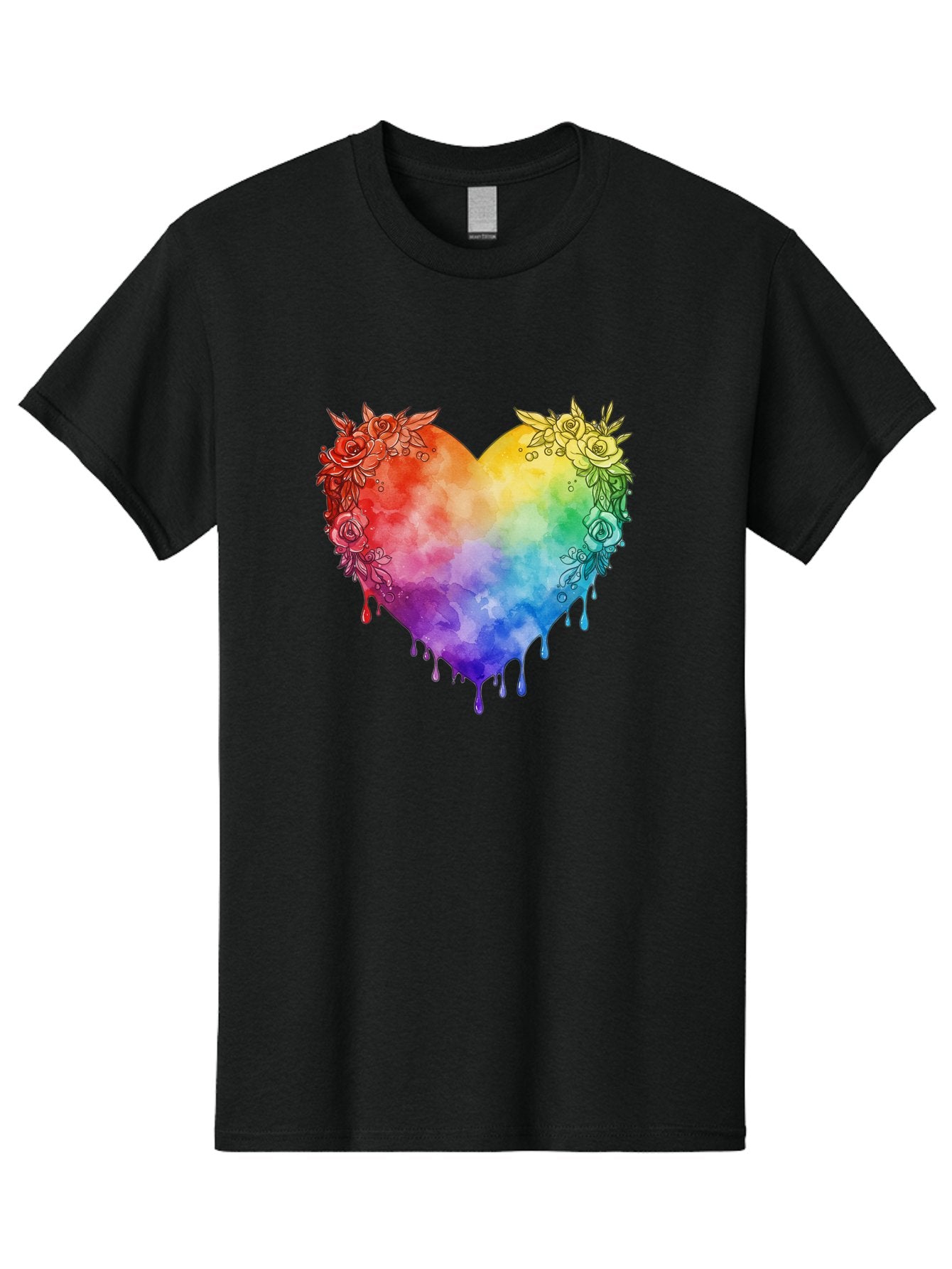 Rainbow-Heart-With-Roses Men'S Graphic Tee, 100% Cotton, Comfortable Casual Summer Wear, Machine Washable, Vintage Camera, Old Camera, Antique Camera, Black Camera, Classic Photography, Photography Equipment, Nostalgic Device, Film Camera, Baj741 14