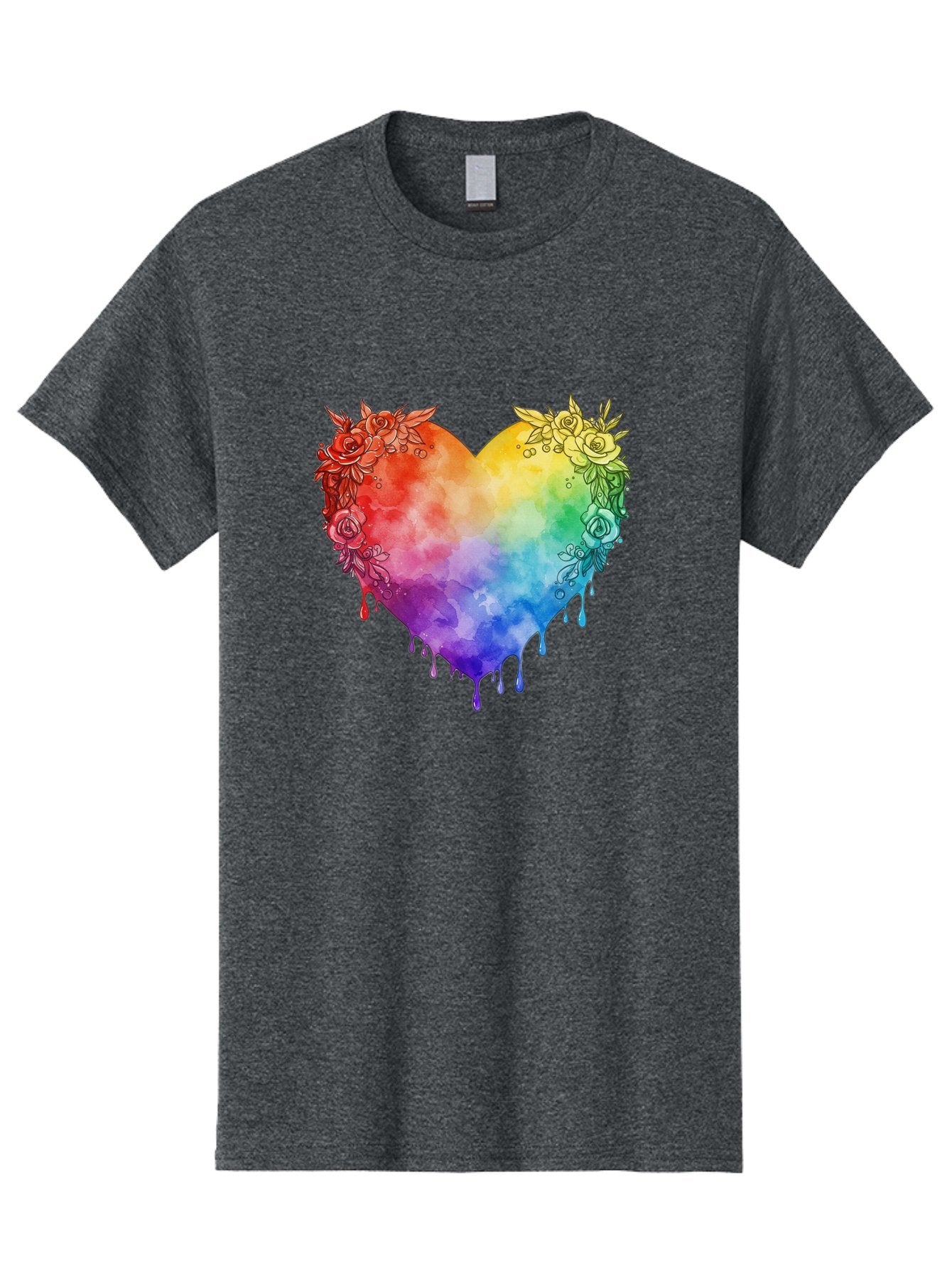 Rainbow-Heart-With-Roses Men'S Graphic Tee, 100% Cotton, Comfortable Casual Summer Wear, Machine Washable, Vintage Camera, Old Camera, Antique Camera, Black Camera, Classic Photography, Photography Equipment, Nostalgic Device, Film Camera, Baj741 13