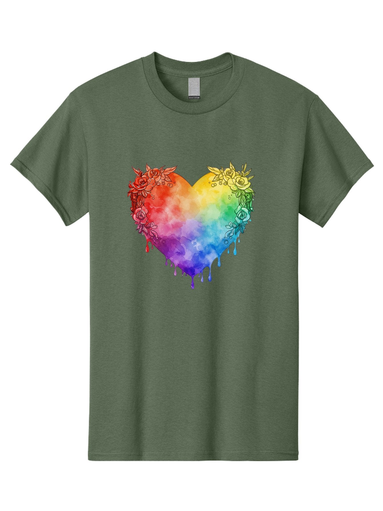 Rainbow-Heart-With-Roses Men'S Graphic Tee, 100% Cotton, Comfortable Casual Summer Wear, Machine Washable, Vintage Camera, Old Camera, Antique Camera, Black Camera, Classic Photography, Photography Equipment, Nostalgic Device, Film Camera, Baj741 10