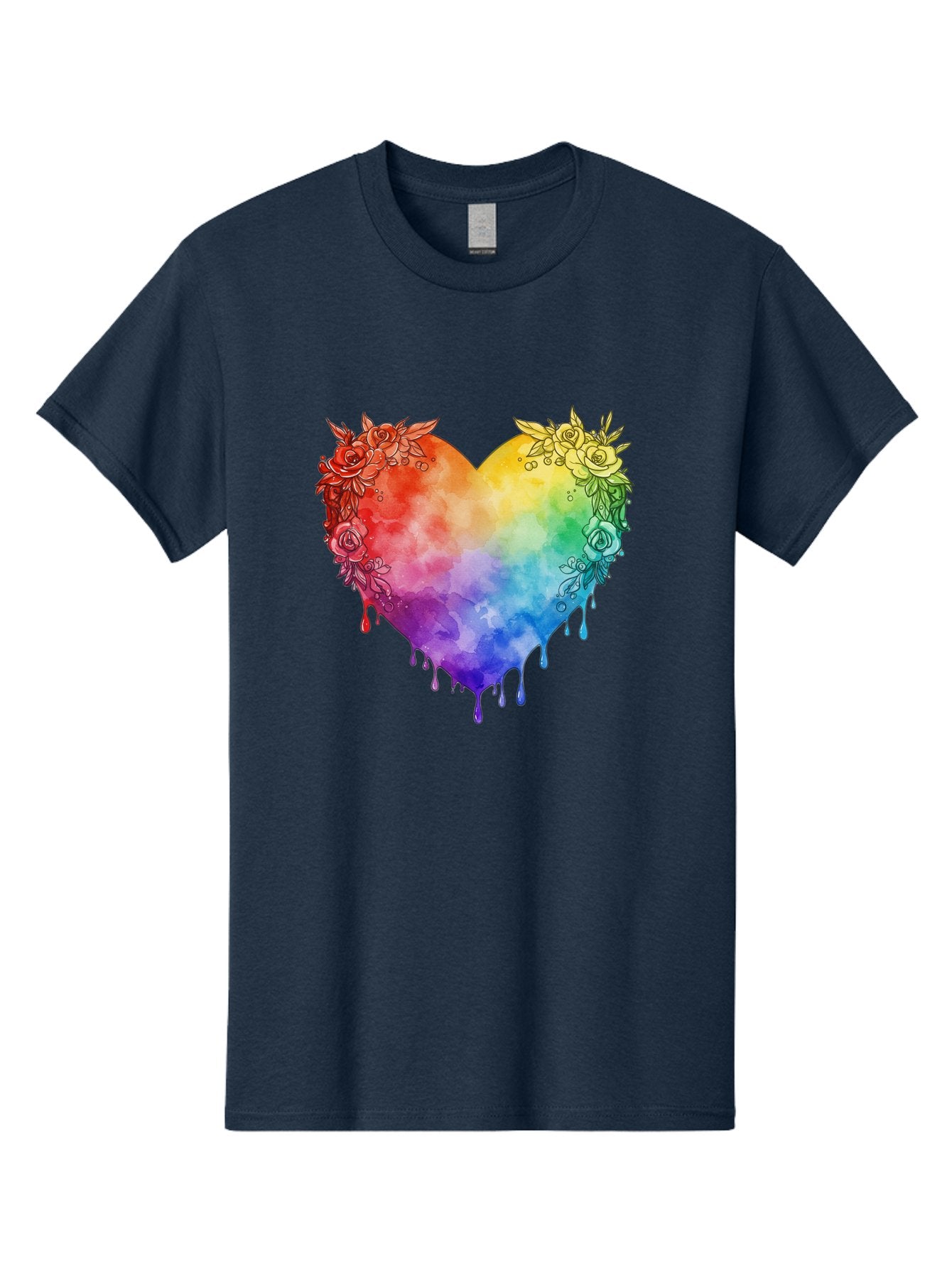 Rainbow-Heart-With-Roses Men'S Graphic Tee, 100% Cotton, Comfortable Casual Summer Wear, Machine Washable, Vintage Camera, Old Camera, Antique Camera, Black Camera, Classic Photography, Photography Equipment, Nostalgic Device, Film Camera, Baj741 8