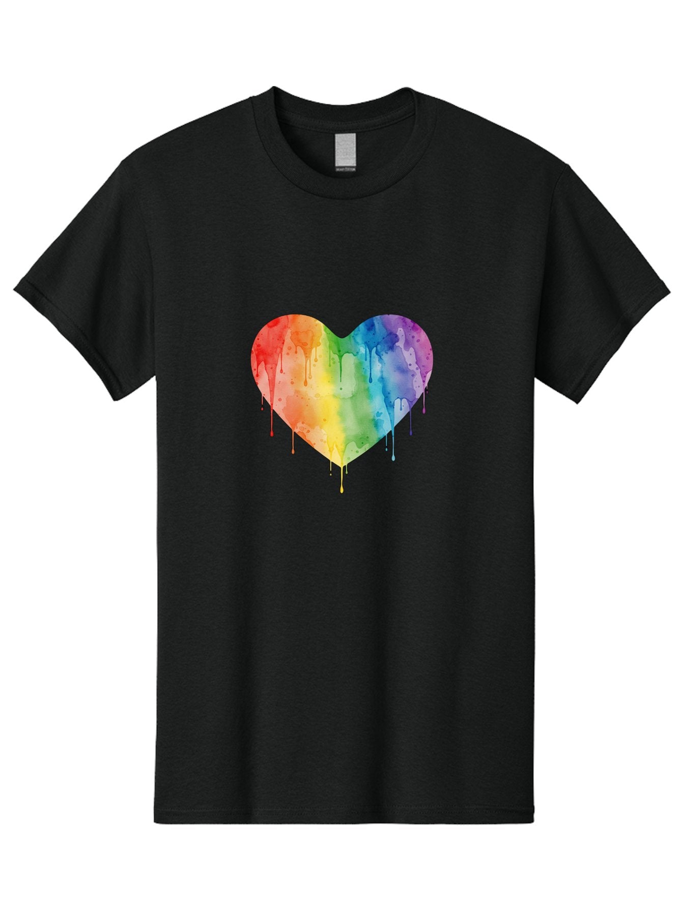 Rainbow-Heart Men'S Graphic Tee, 100% Cotton, Comfortable Casual Summer Wear, Machine Washable, Vintage Camera, Old Camera, Antique Camera, Black Camera, Classic Photography, Photography Equipment, Nostalgic Device, Film Camera, Camera Art Baj742