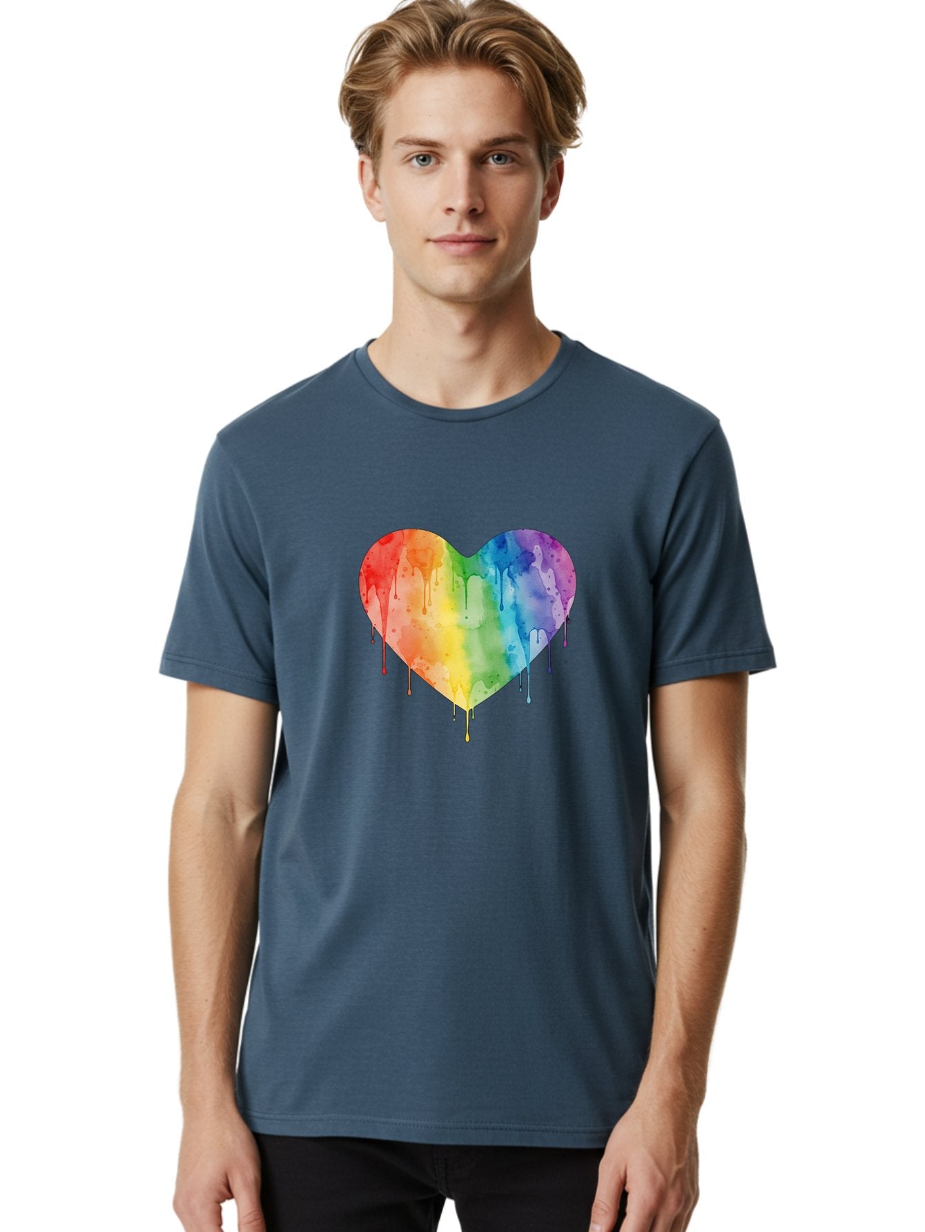 Rainbow-Heart Men'S Graphic Tee, 100% Cotton, Comfortable Casual Summer Wear, Machine Washable, Vintage Camera, Old Camera, Antique Camera, Black Camera, Classic Photography, Photography Equipment, Nostalgic Device, Film Camera, Camera Art Baj742 27